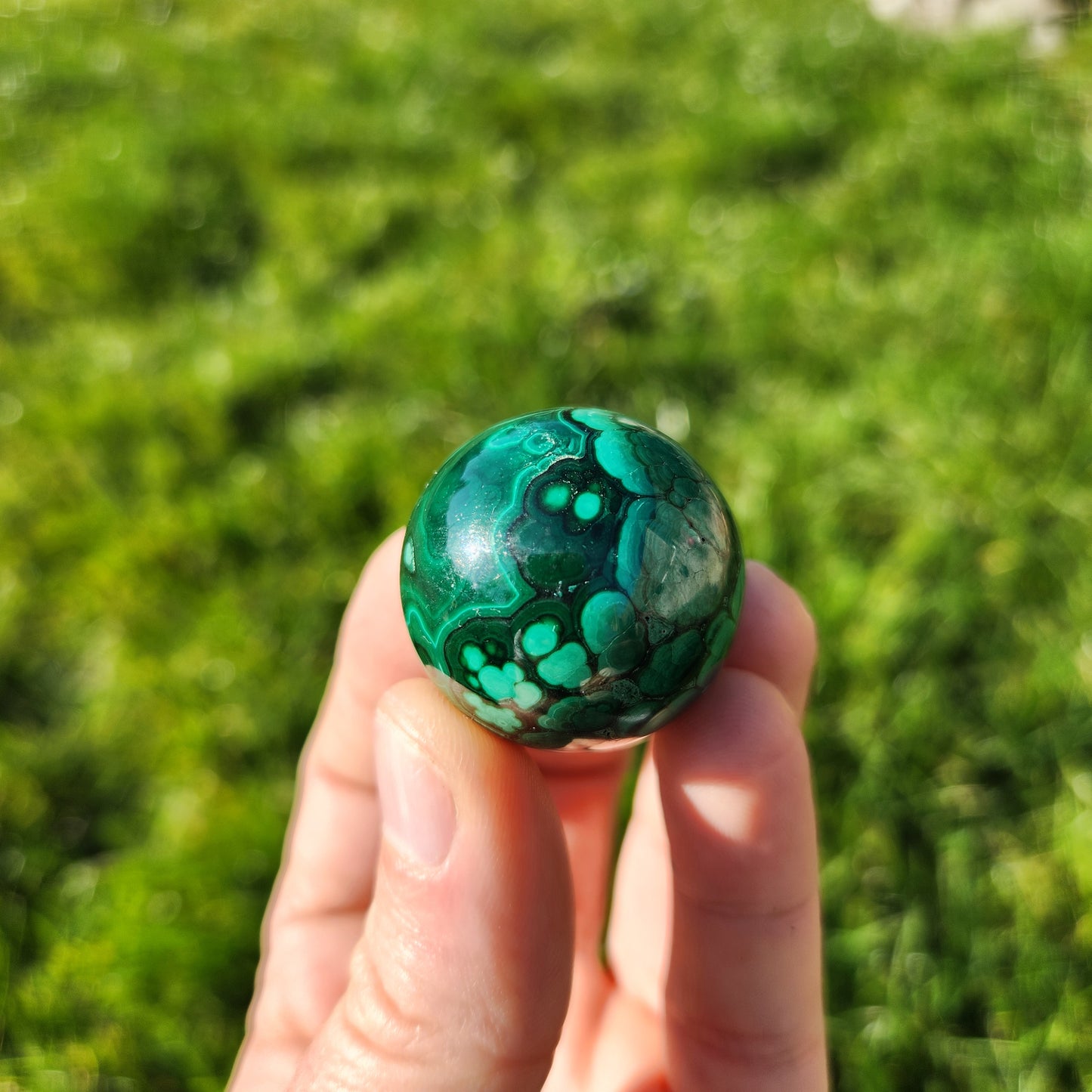 Sphère en Malachite - n°3