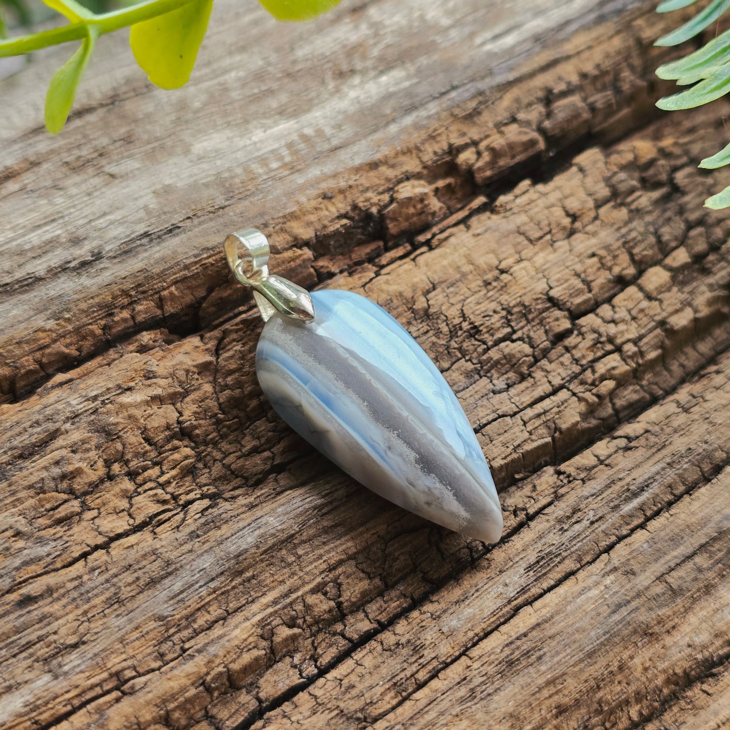Pendentif en Opale bleue owyhee - n°3
