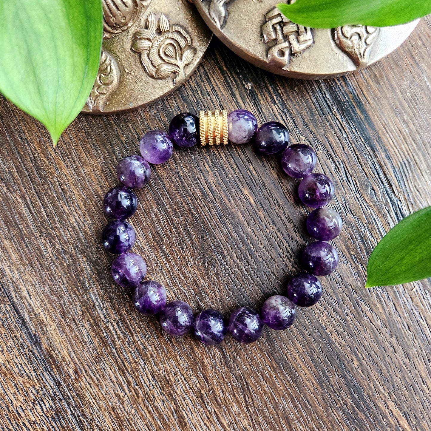 Bracelet en Améthyste - 10mm