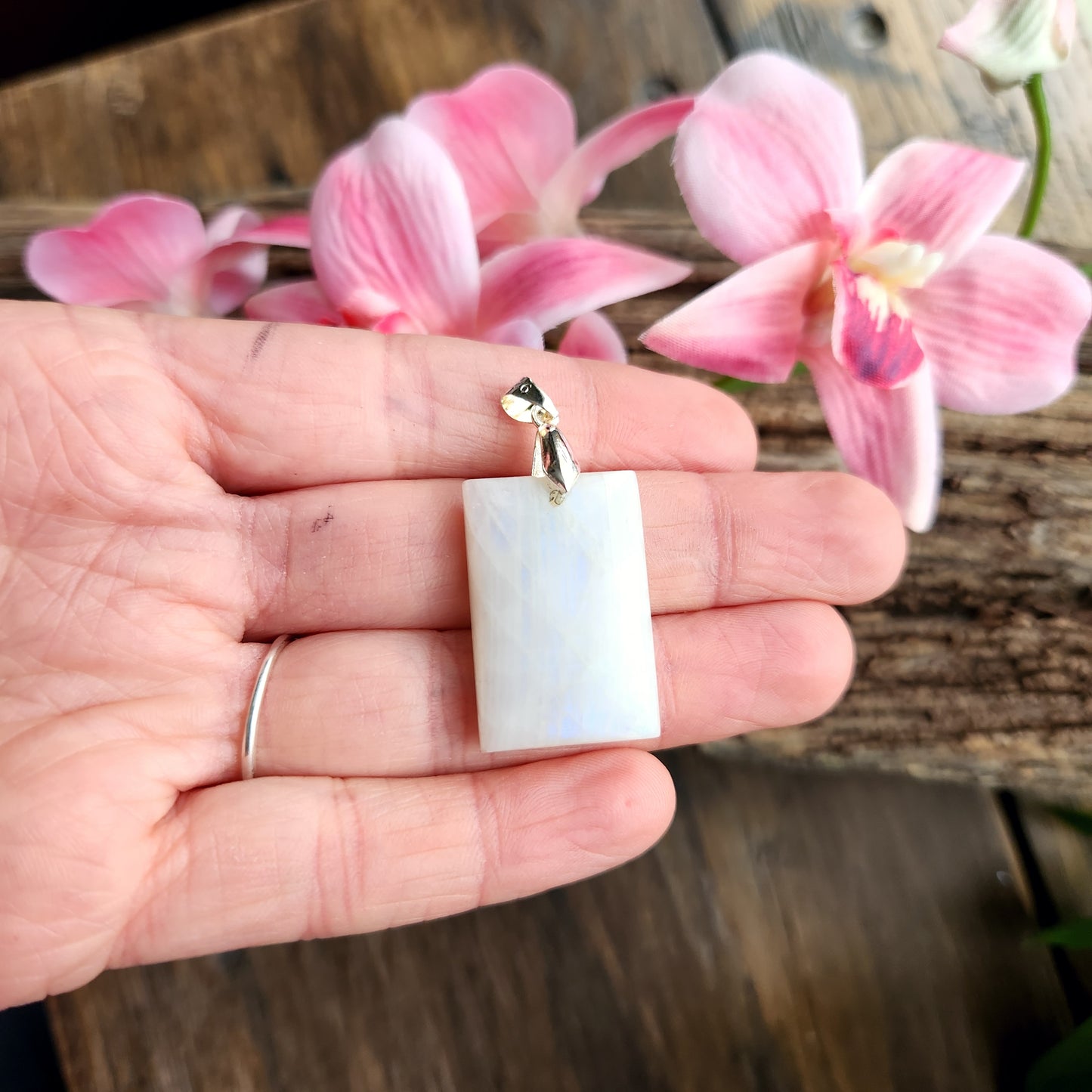 Pendentif en Pierre de lune - n°1