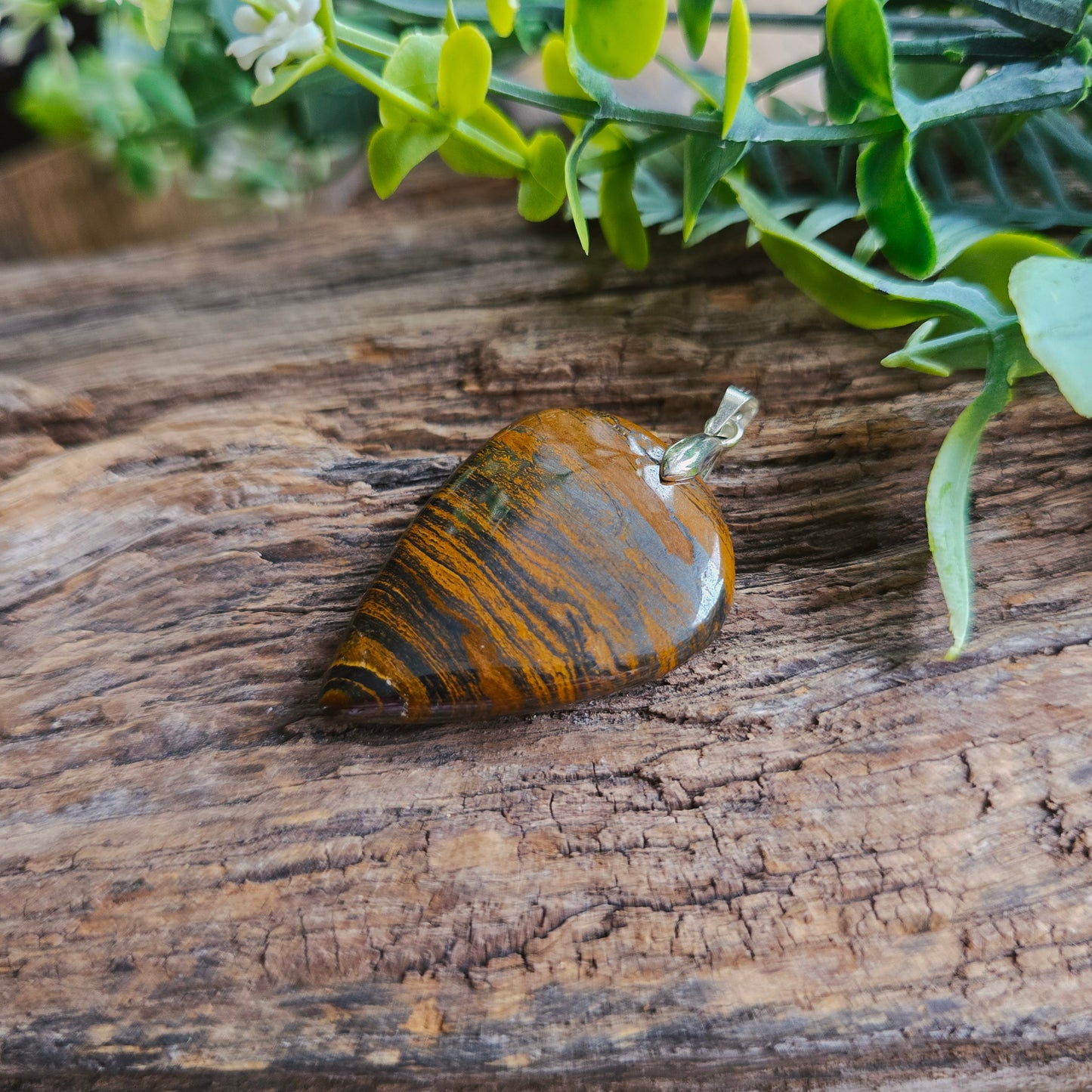 Pendentif en Œil de tigre - n°5