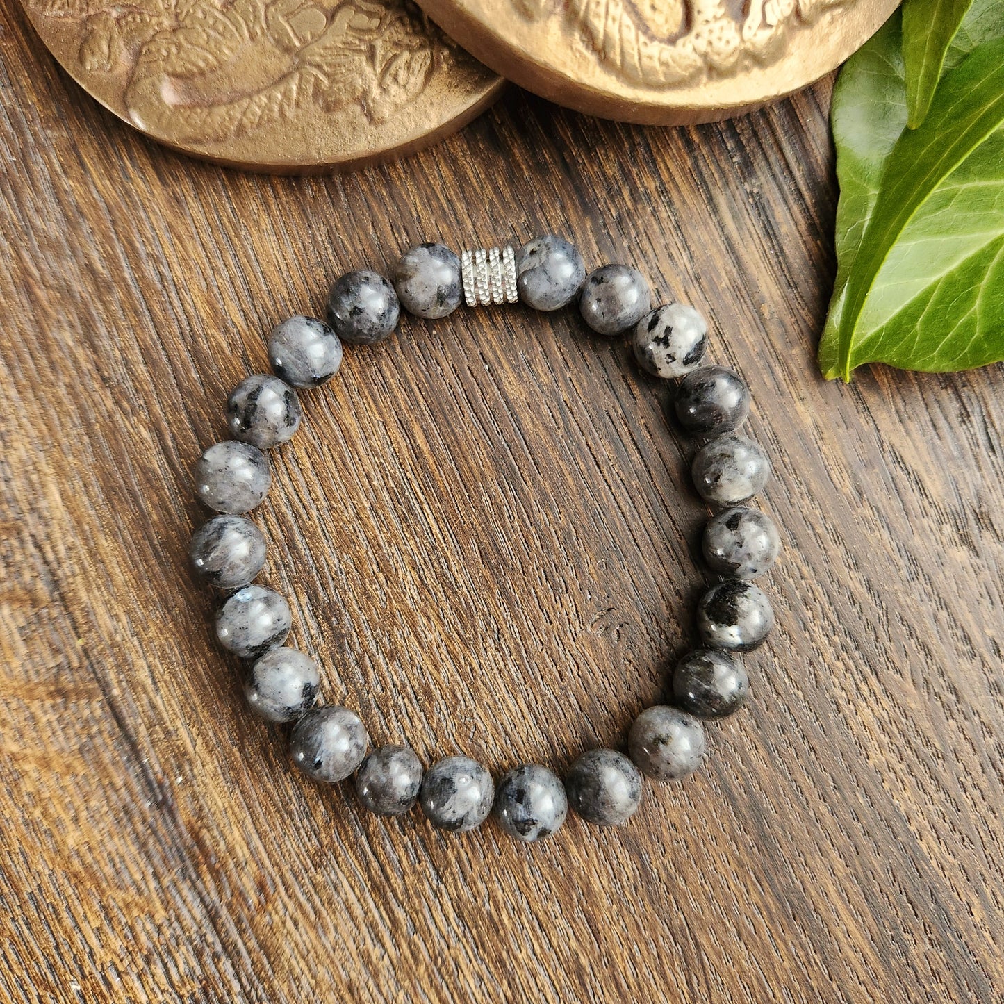 Bracelet en Larvikite - 8mm