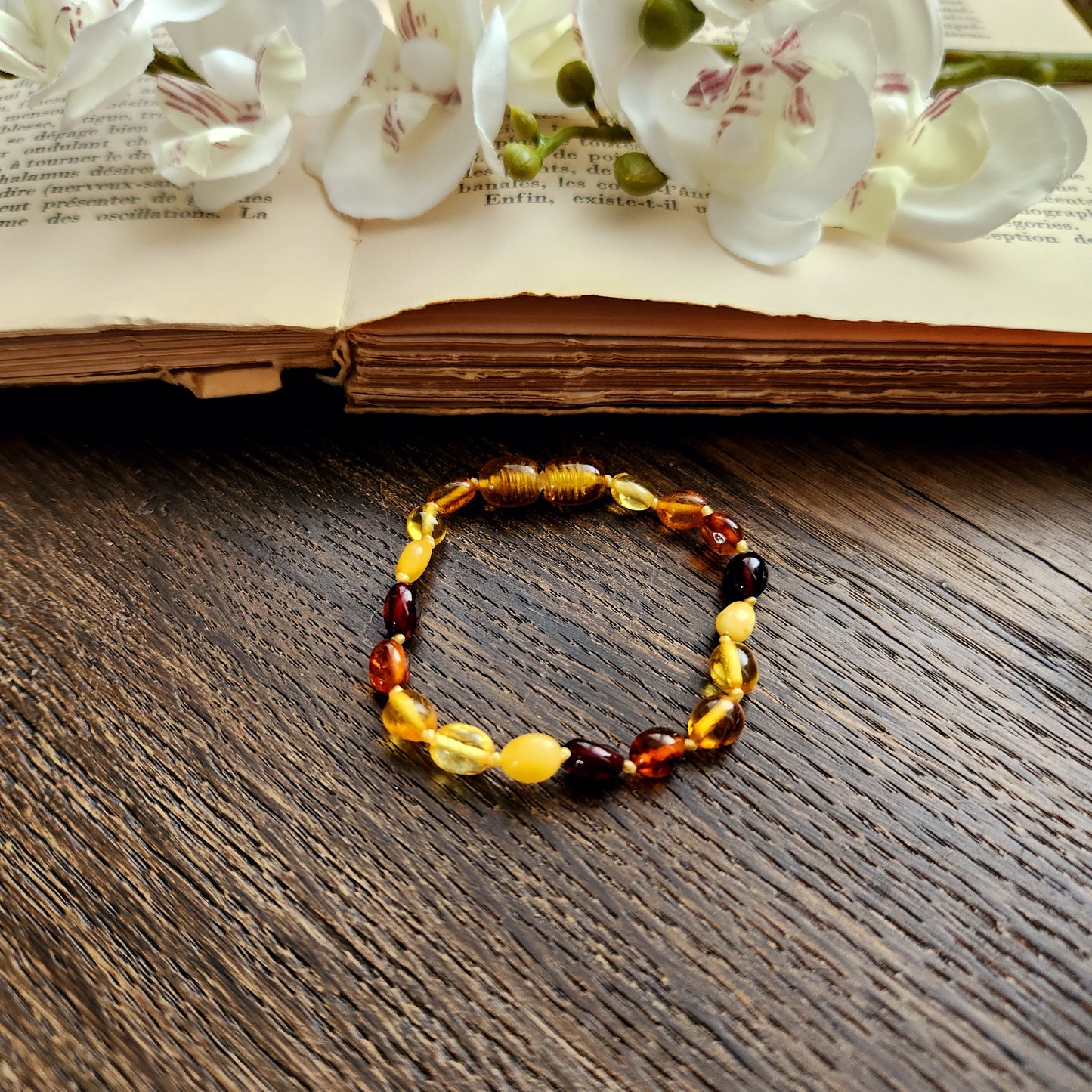 Bracelet en Ambre - Petit - 3 Couleurs