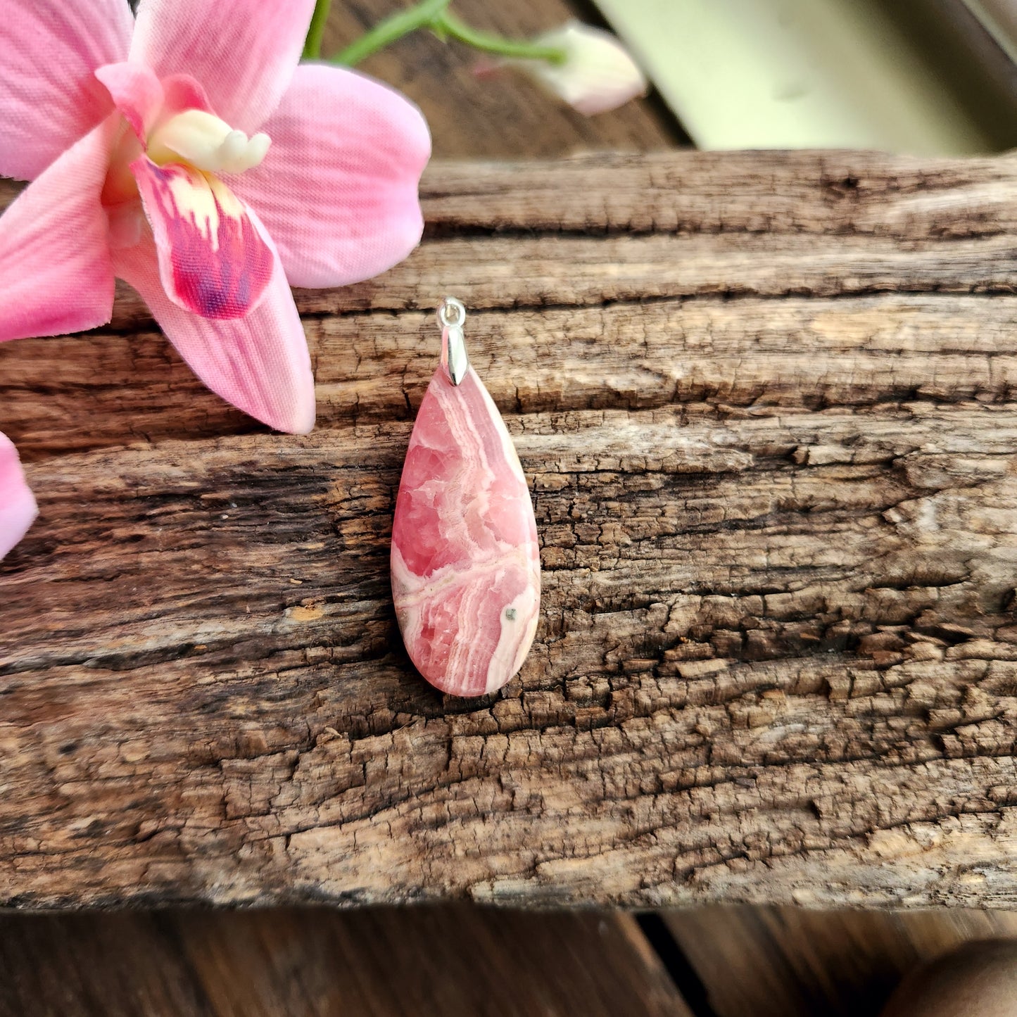 Pendentif en Rhodocrosite - n°2