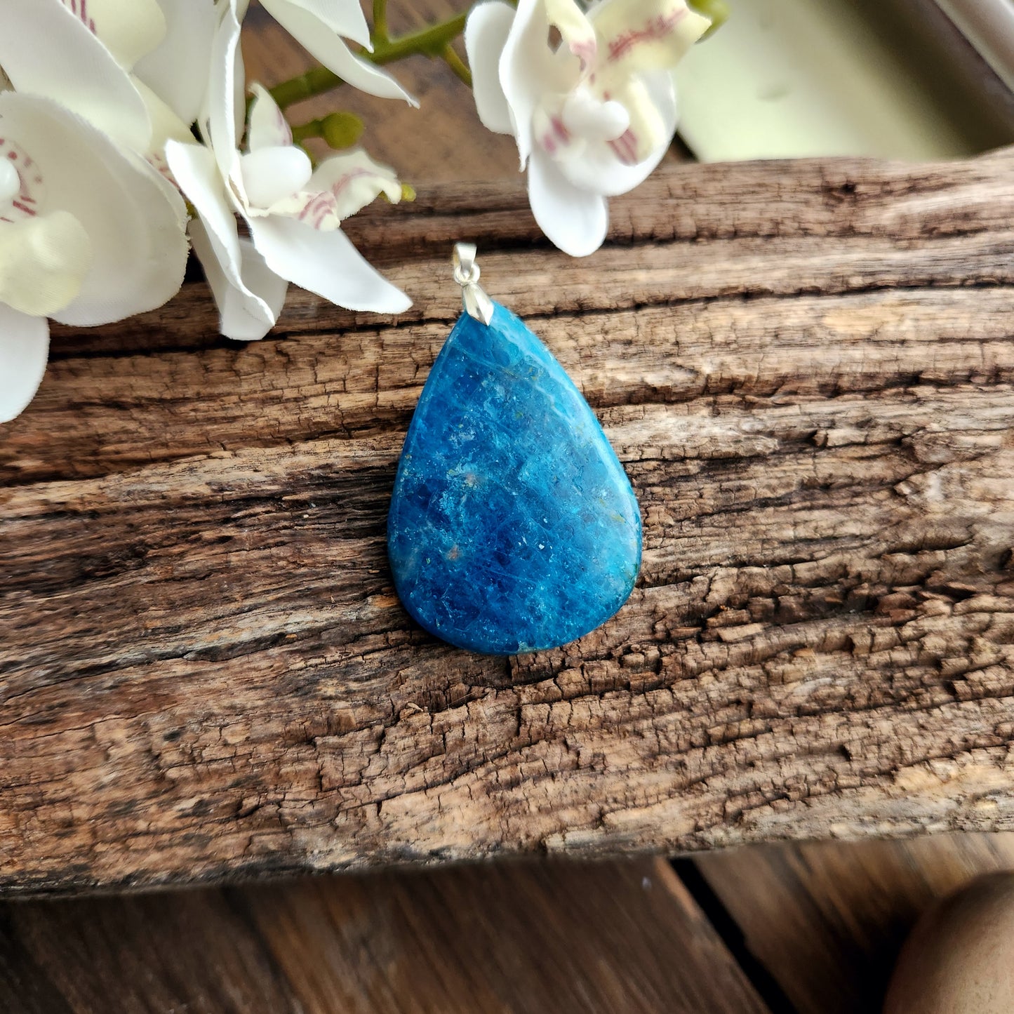 Pendentif en Apatite bleue - n°2