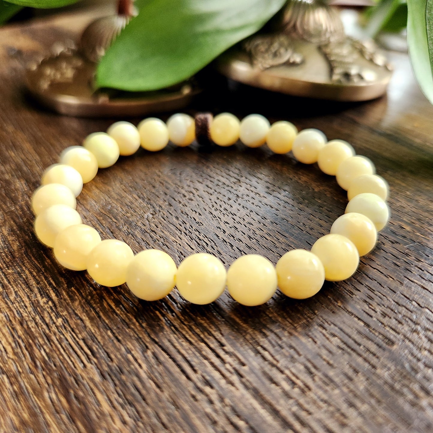 Bracelet en Calcite orange - 8mm