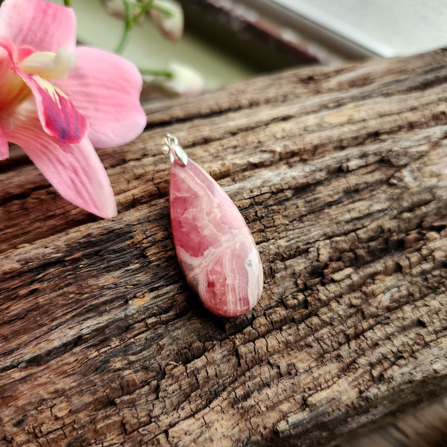 Pendentif en Rhodocrosite - n°2