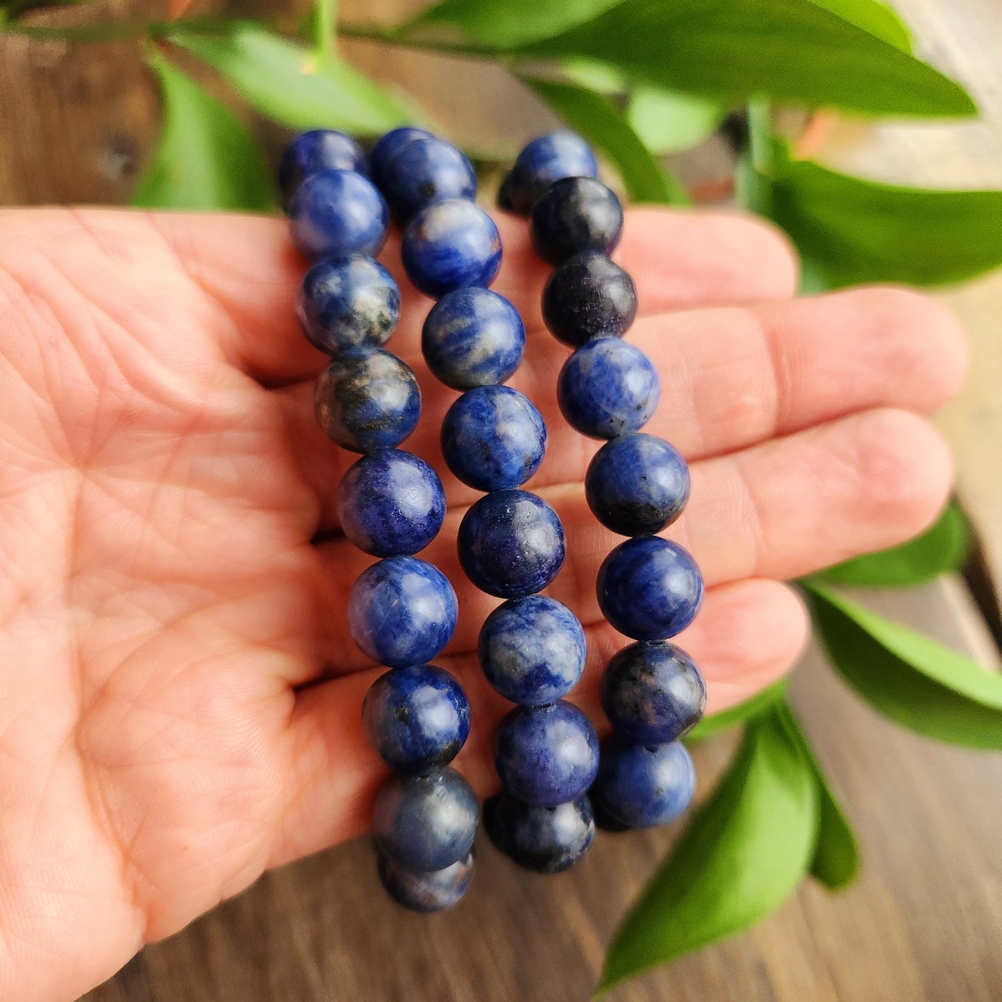 Bracelet en Sodalite - 10mm