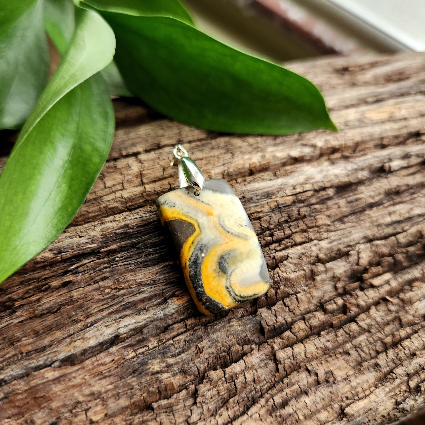 Pendentif en Jaspe bourdon - n°1