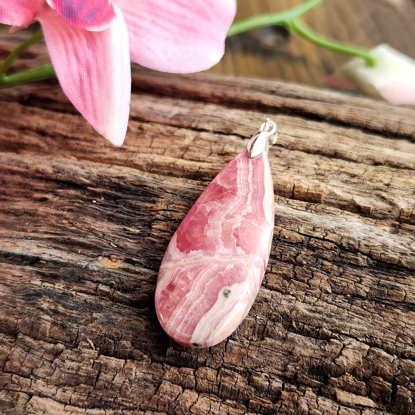 Pendentif en Rhodocrosite - n°2