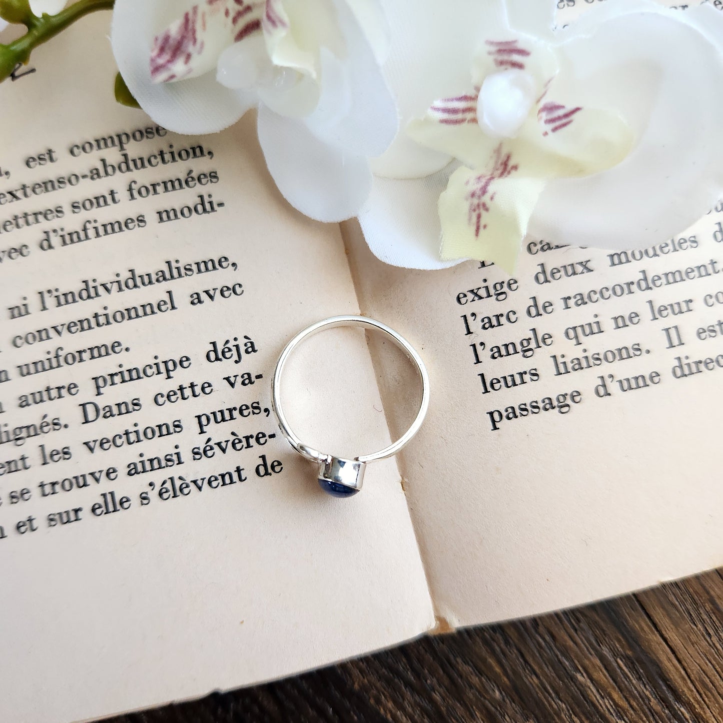 Bague réglable Vénus - Cyanite - Argent 925