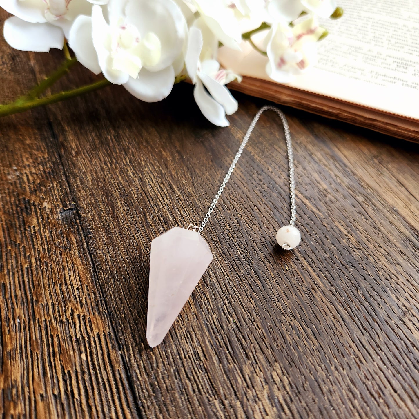 Pendule en Quartz rose