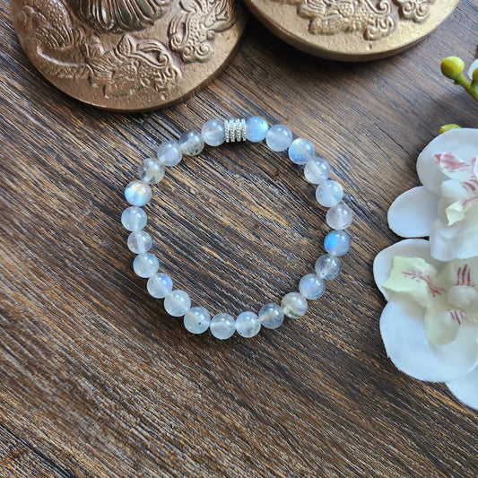 Bracelet en Labradorite - 8mm