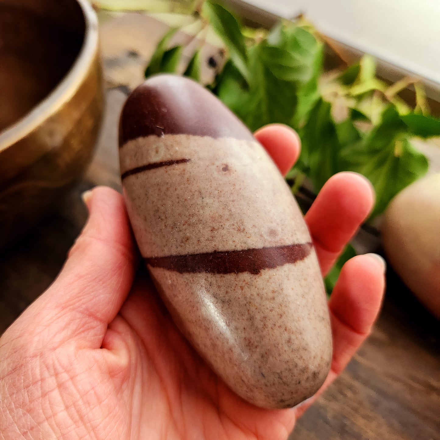 Shiva Lingam Marron - Grand - n°5