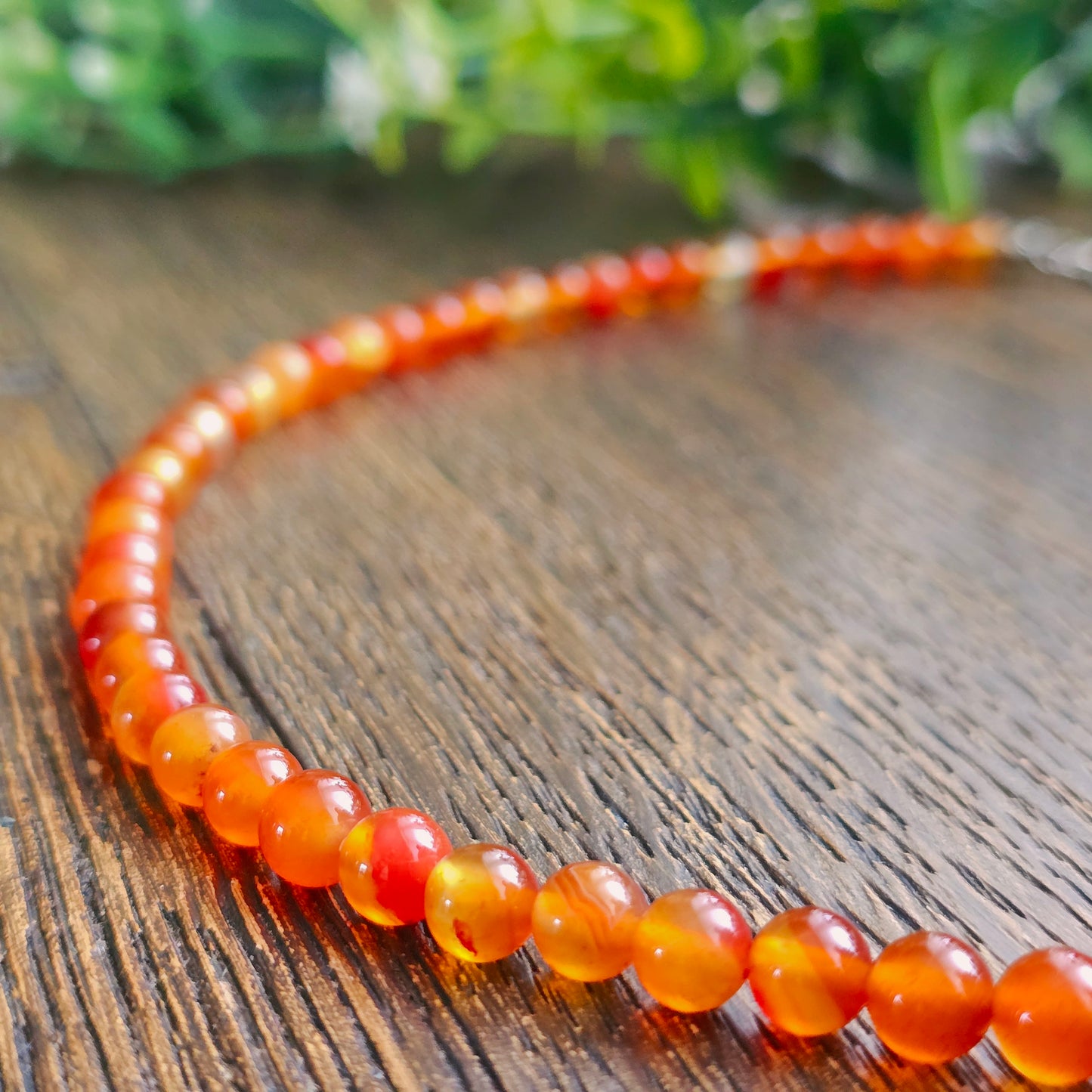 Collier en Cornaline