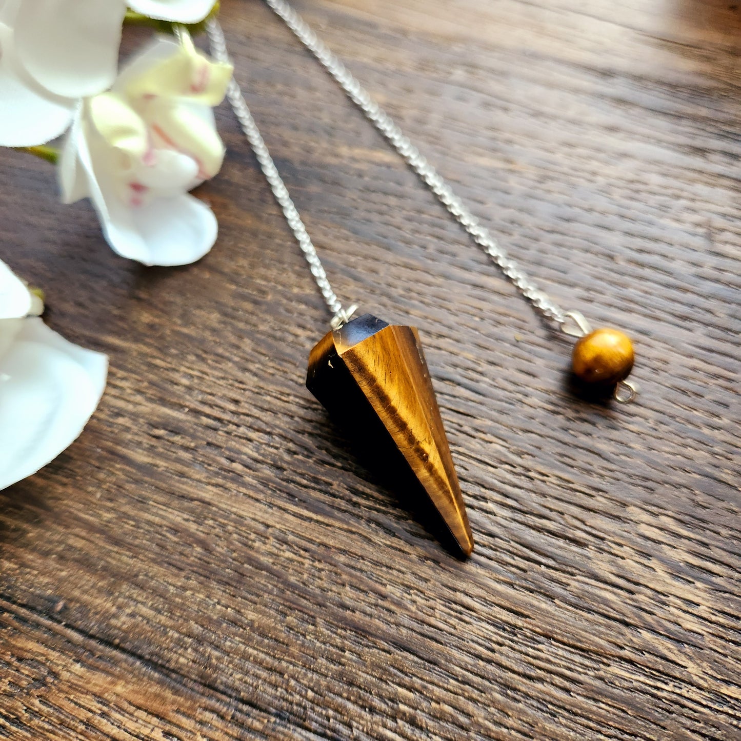 Pendule en Œil de tigre