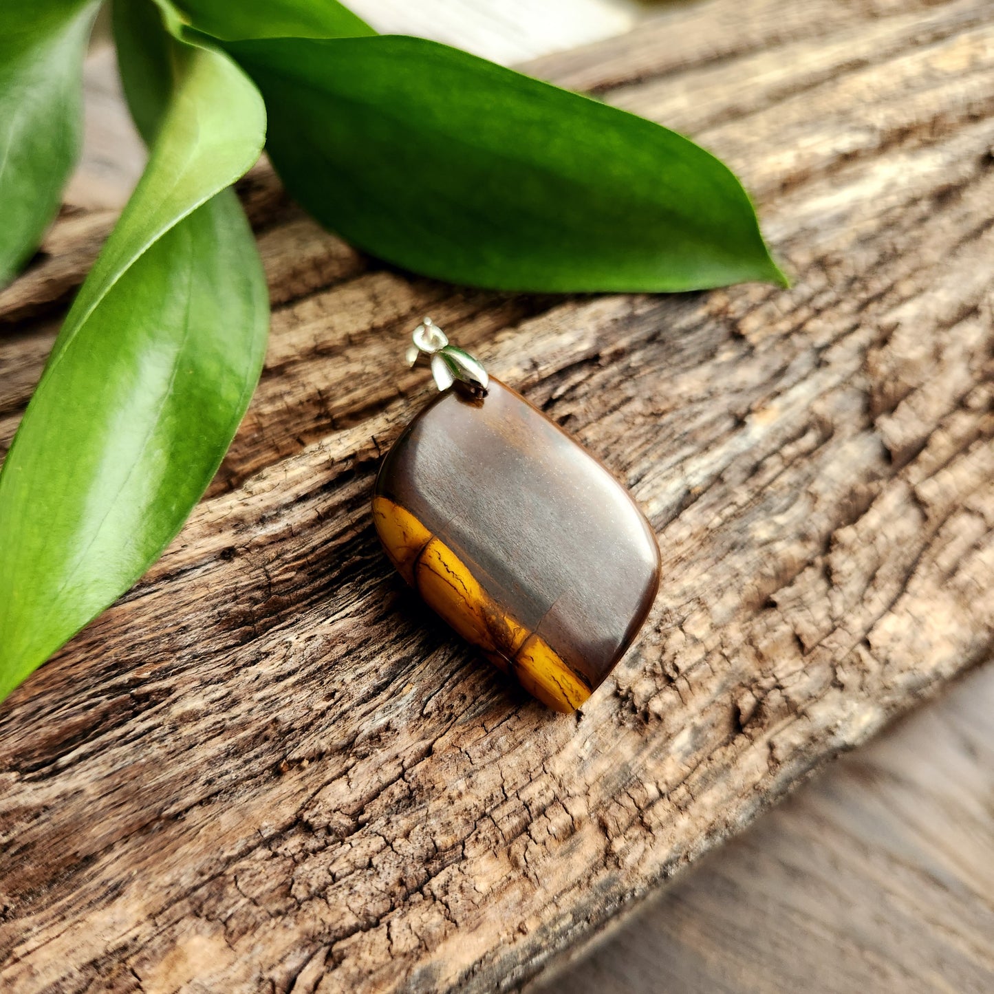 Pendentif en Œil de tigre - n°3
