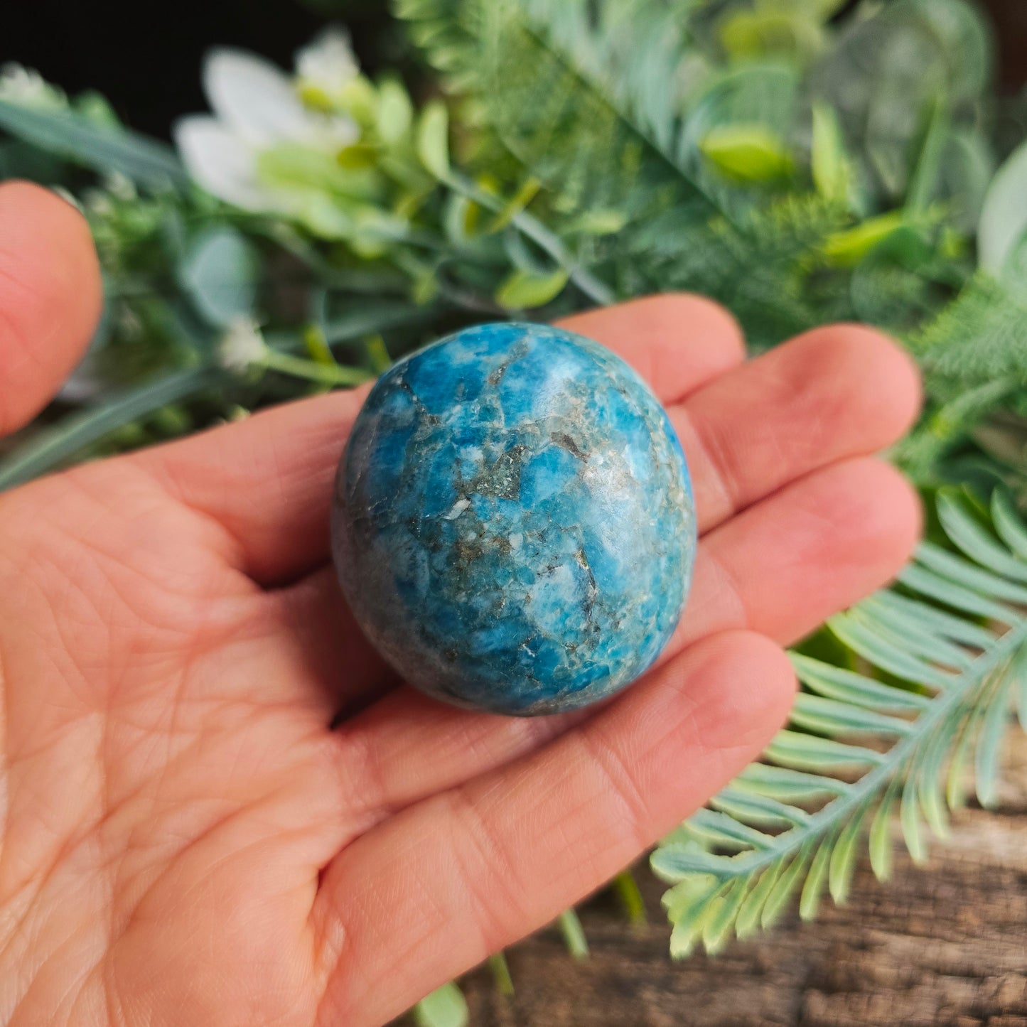 Galet en Apatite bleue - n°3