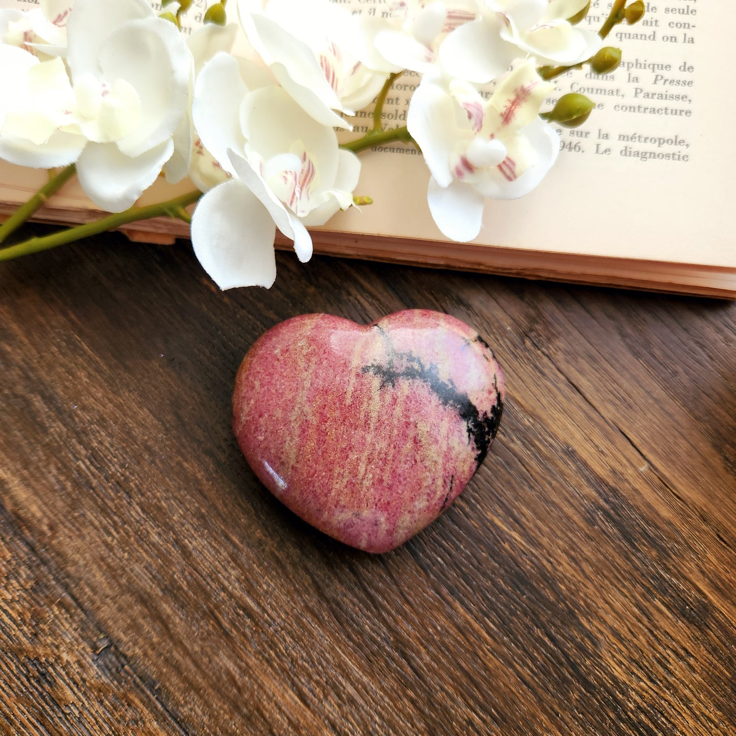 Cœur en Rhodonite - n°1