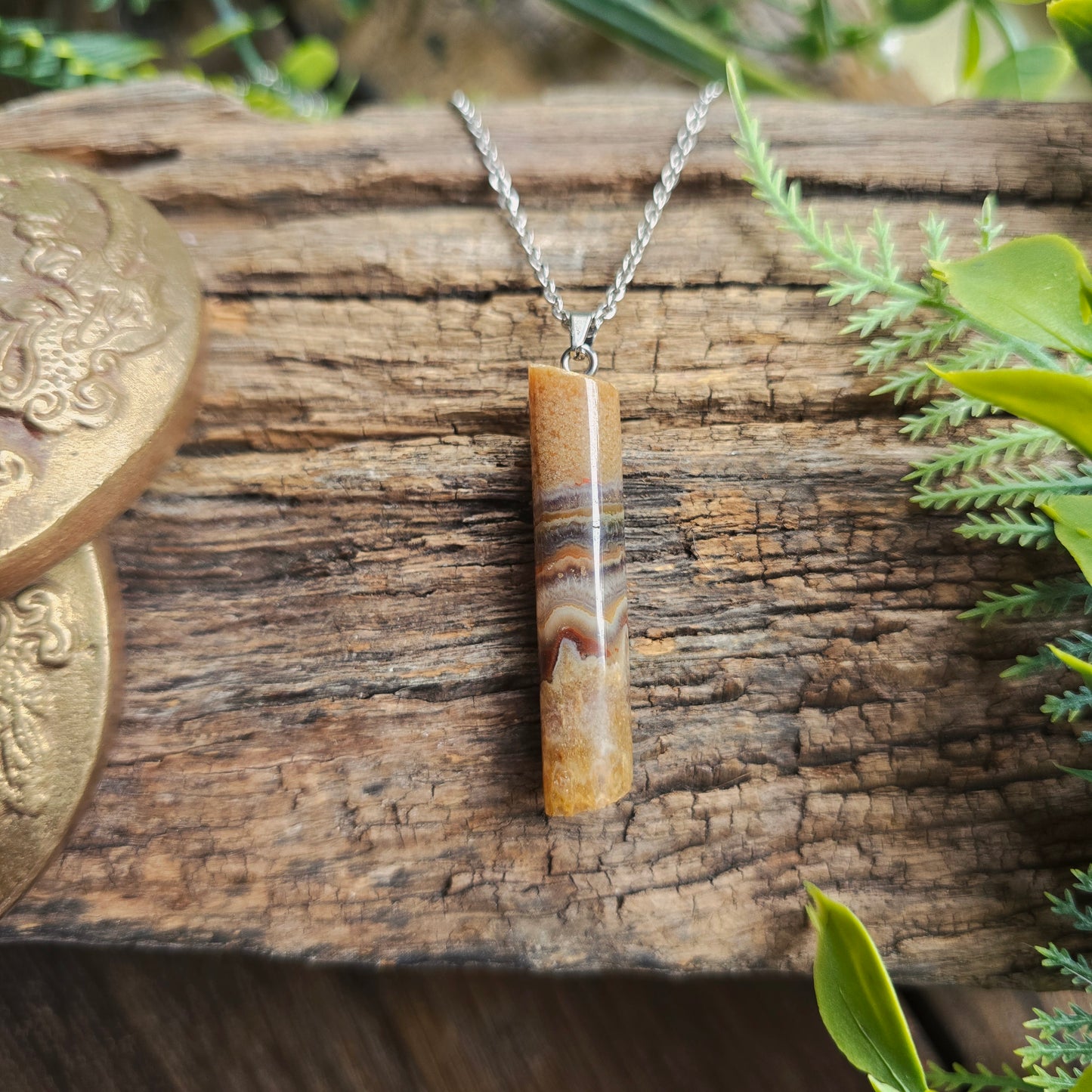 Pendentif Totem en Agate - n°1