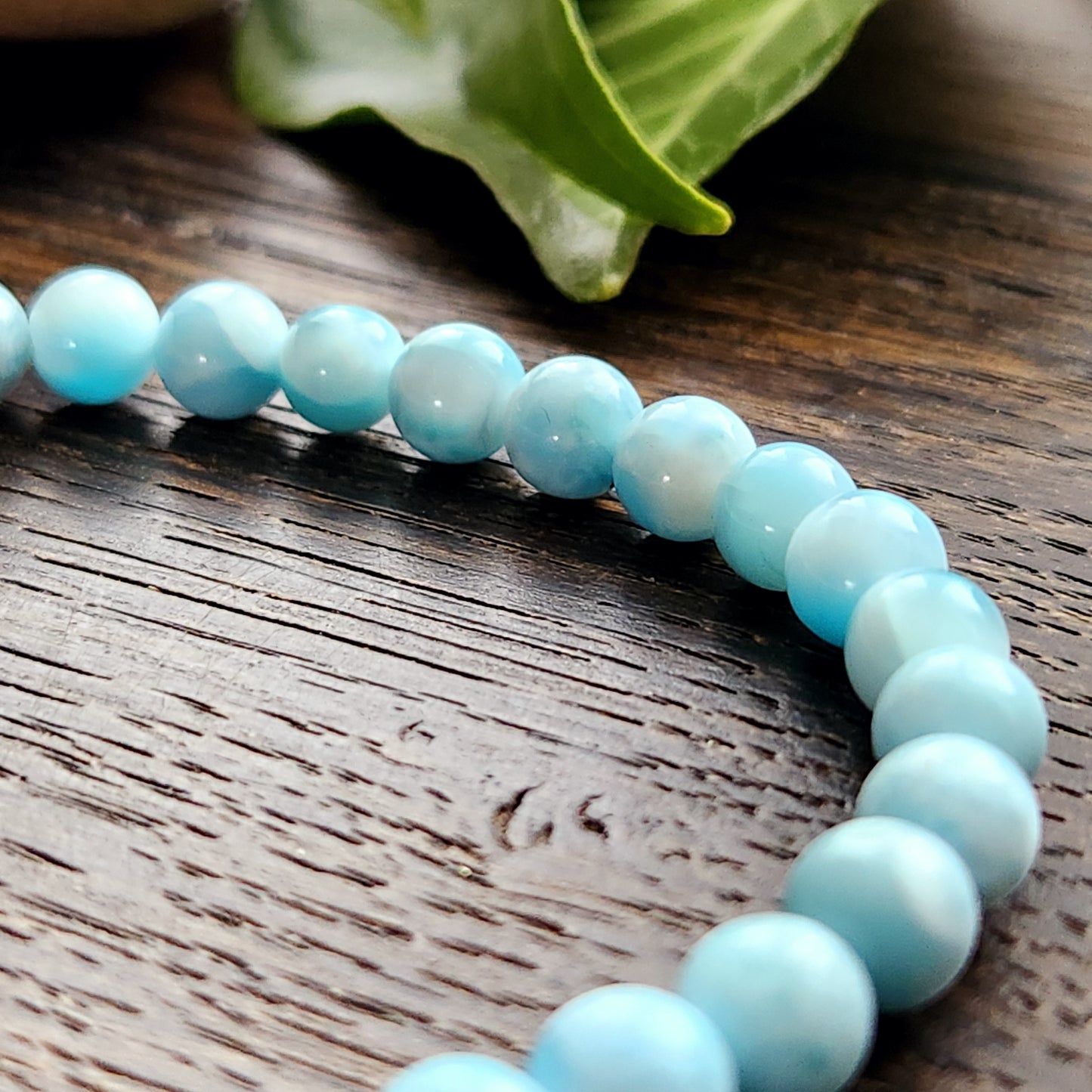 Bracelet en Larimar - 6mm
