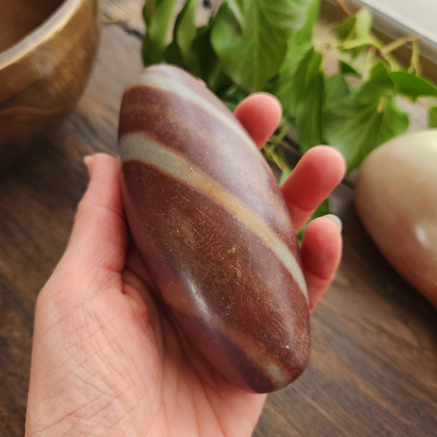 Shiva Lingam Marron - Grand - n°4