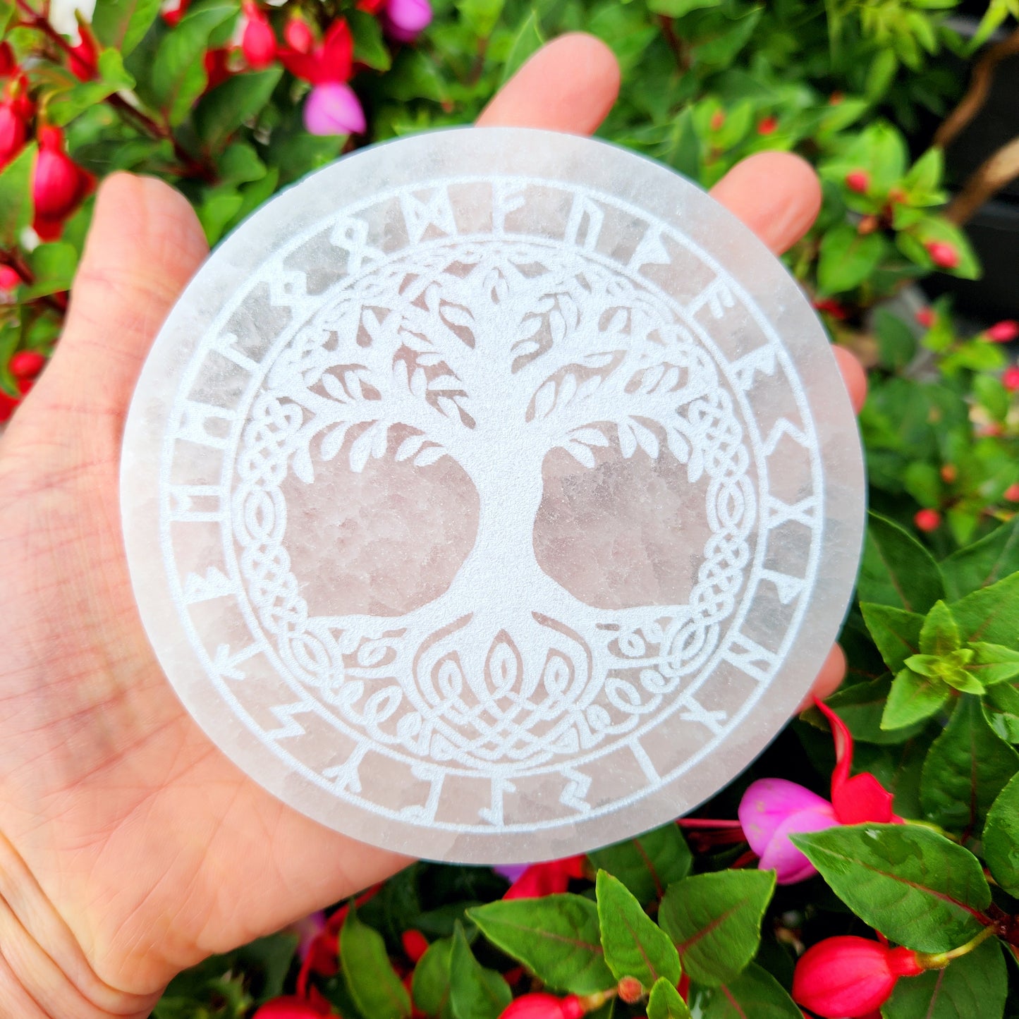 Plaque Arbre de vie & Runes vikings