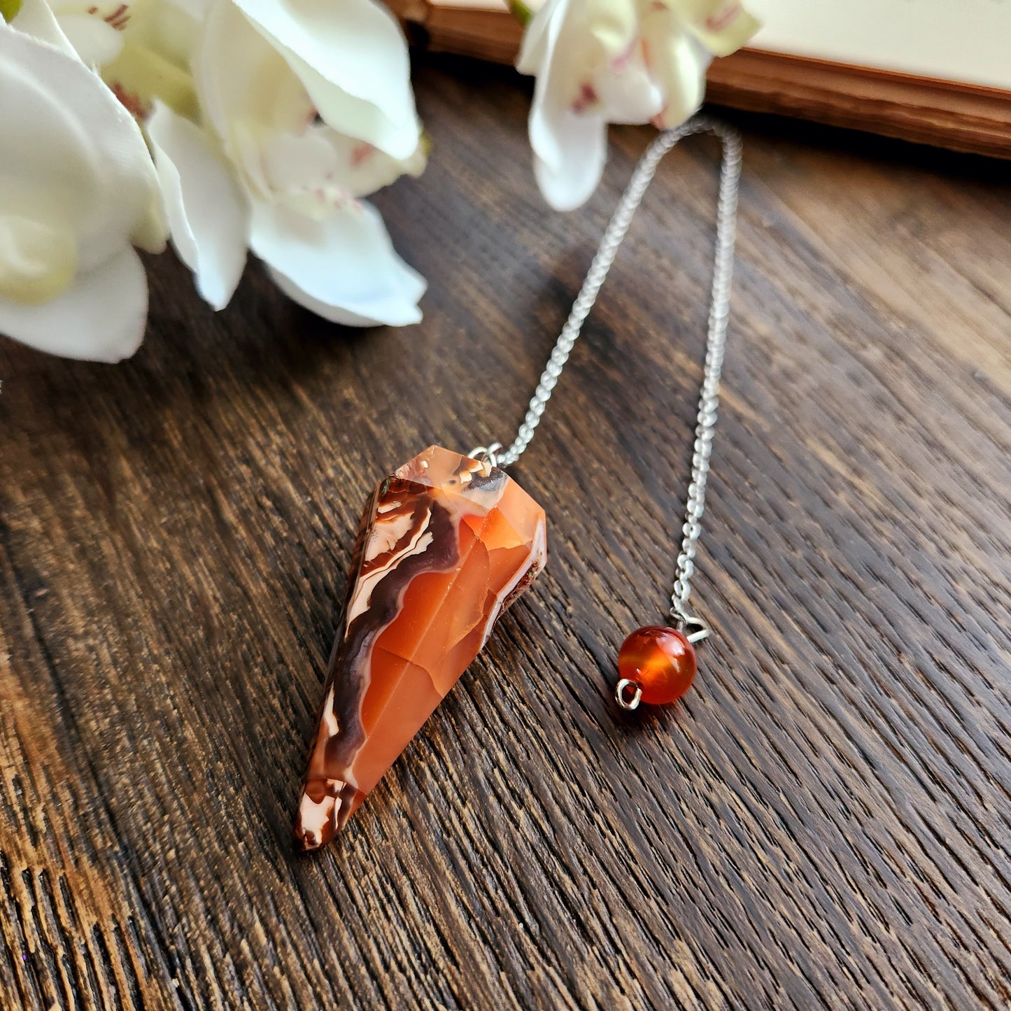 Pendule en Cornaline