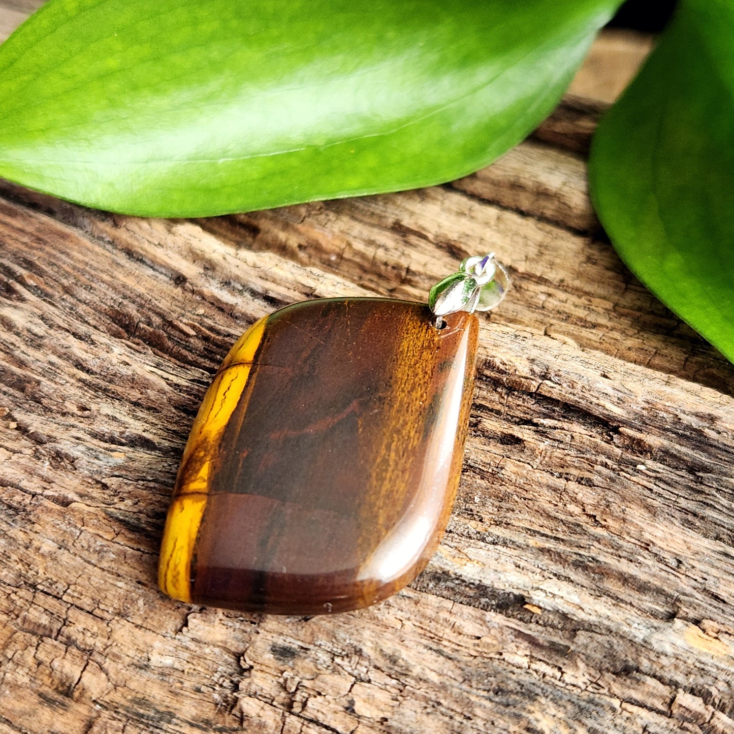 Pendentif en Œil de tigre - n°3