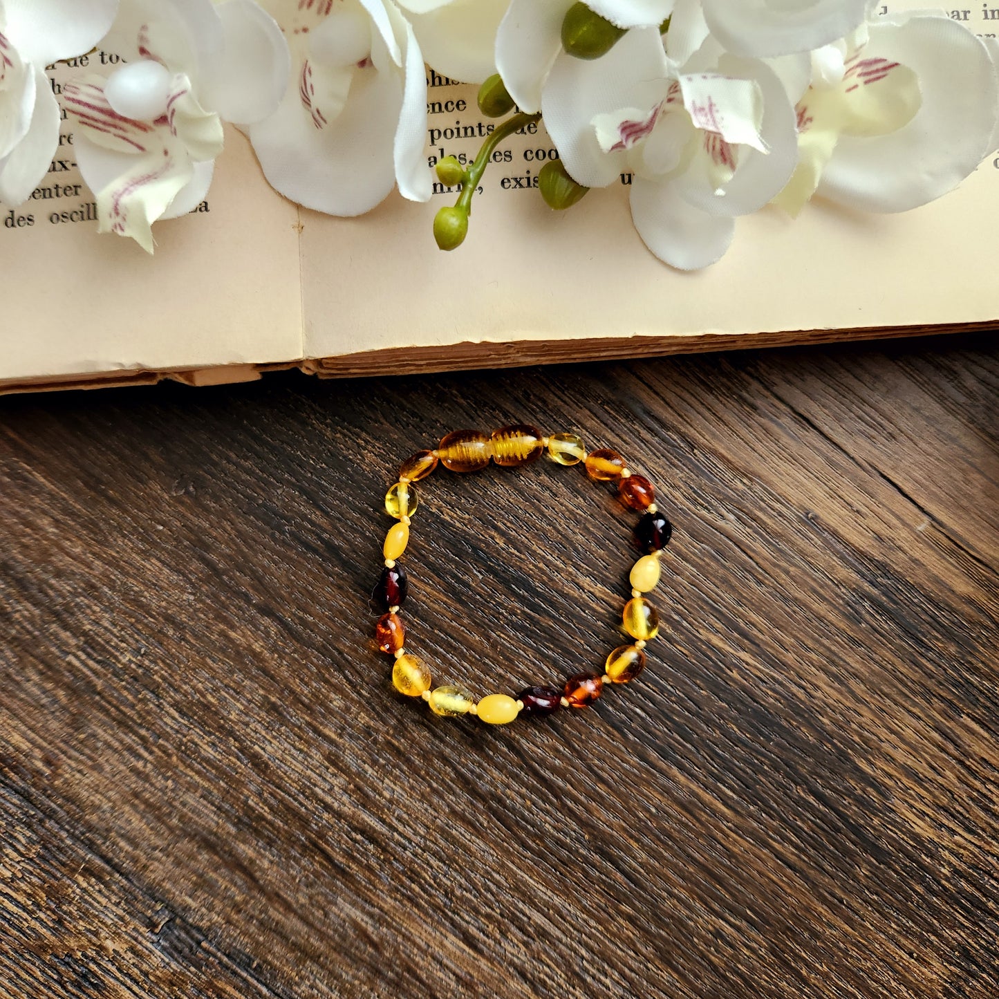 Bracelet en Ambre - Petit - 3 Couleurs