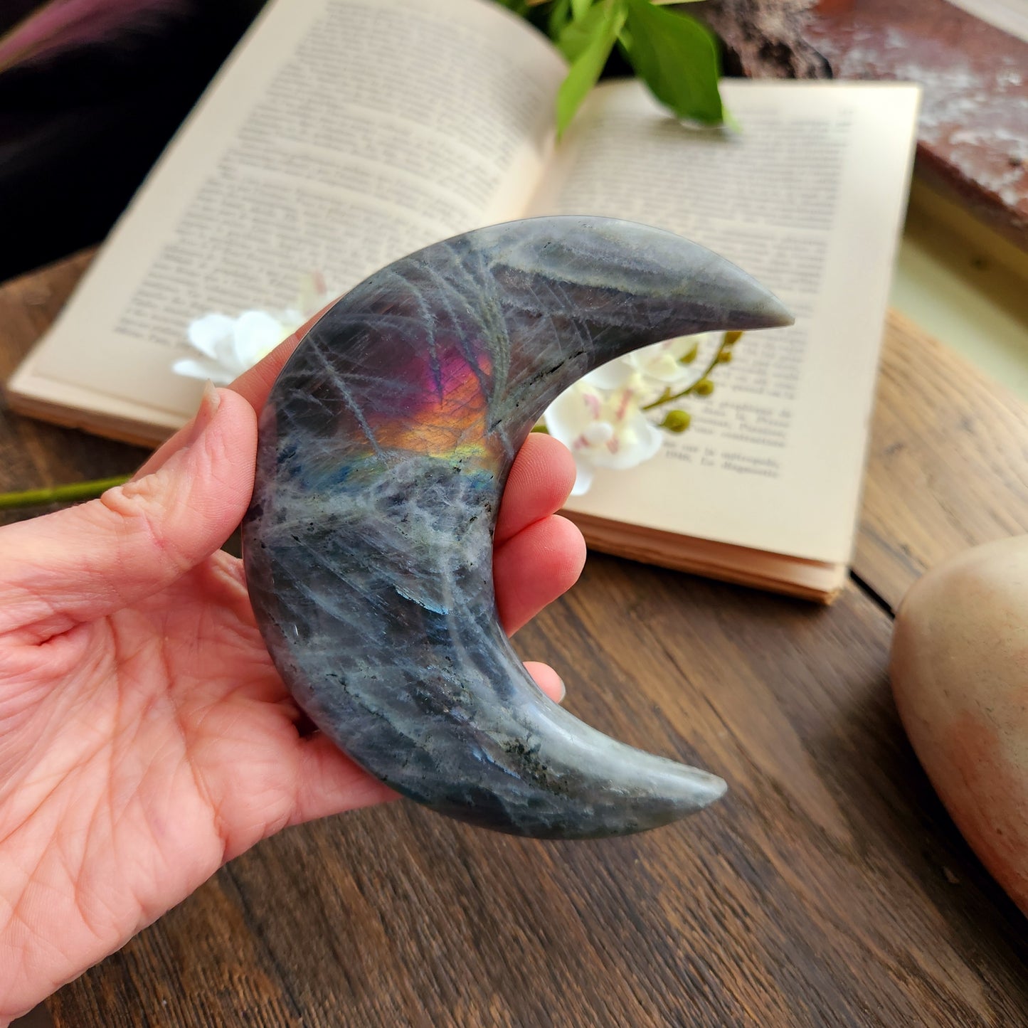 Lune en Labradorite - n°2