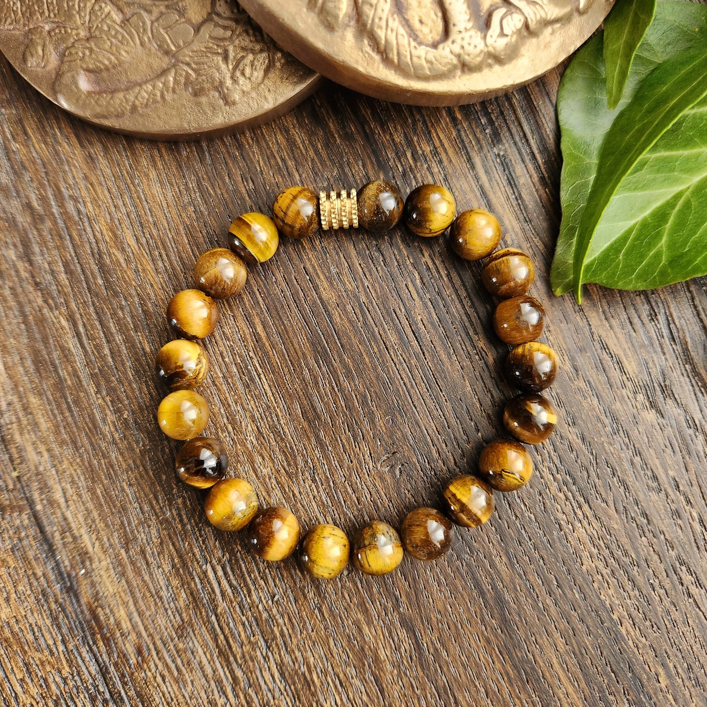 Bracelet en Œil de Tigre - 8mm