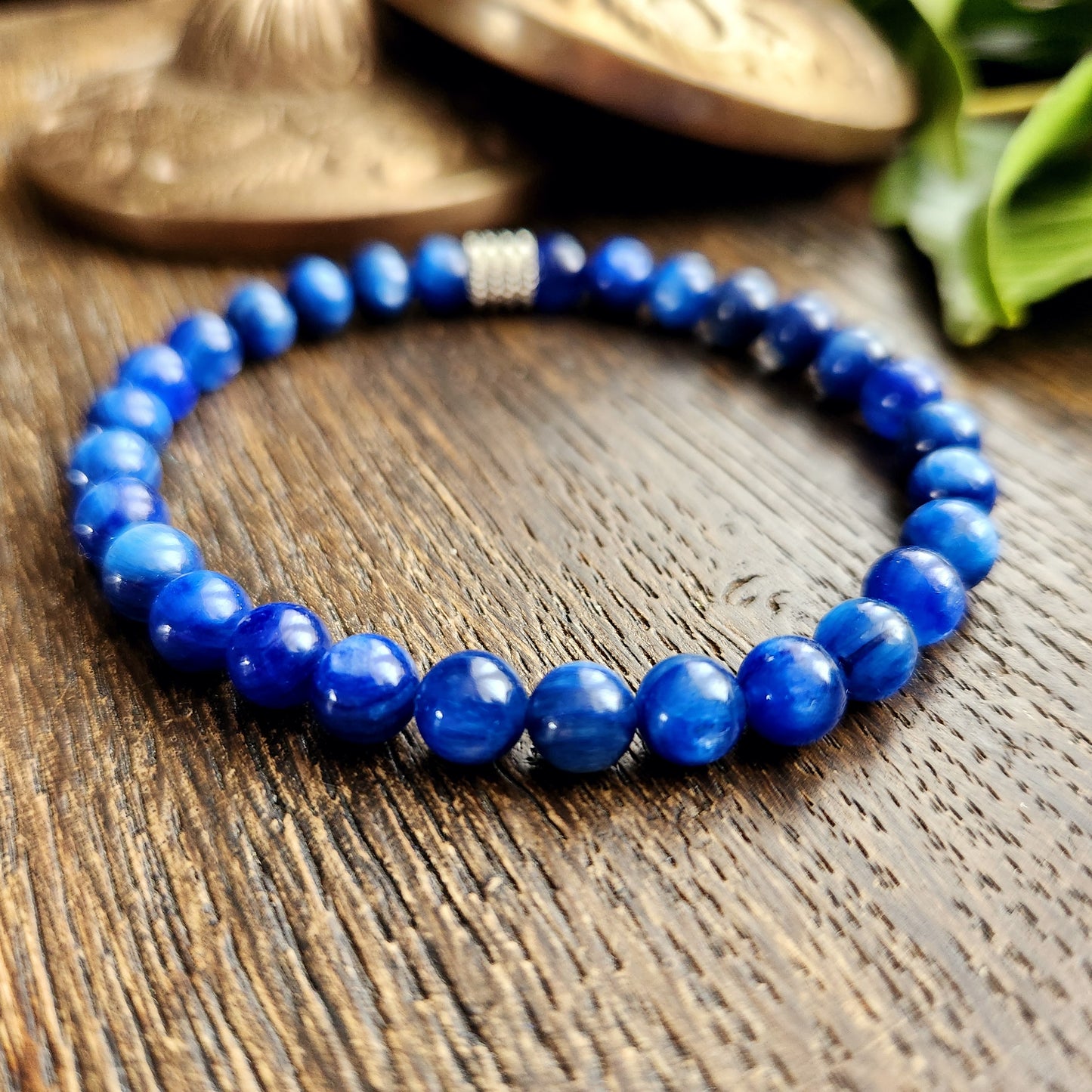 Bracelet en Cyanite - 6mm