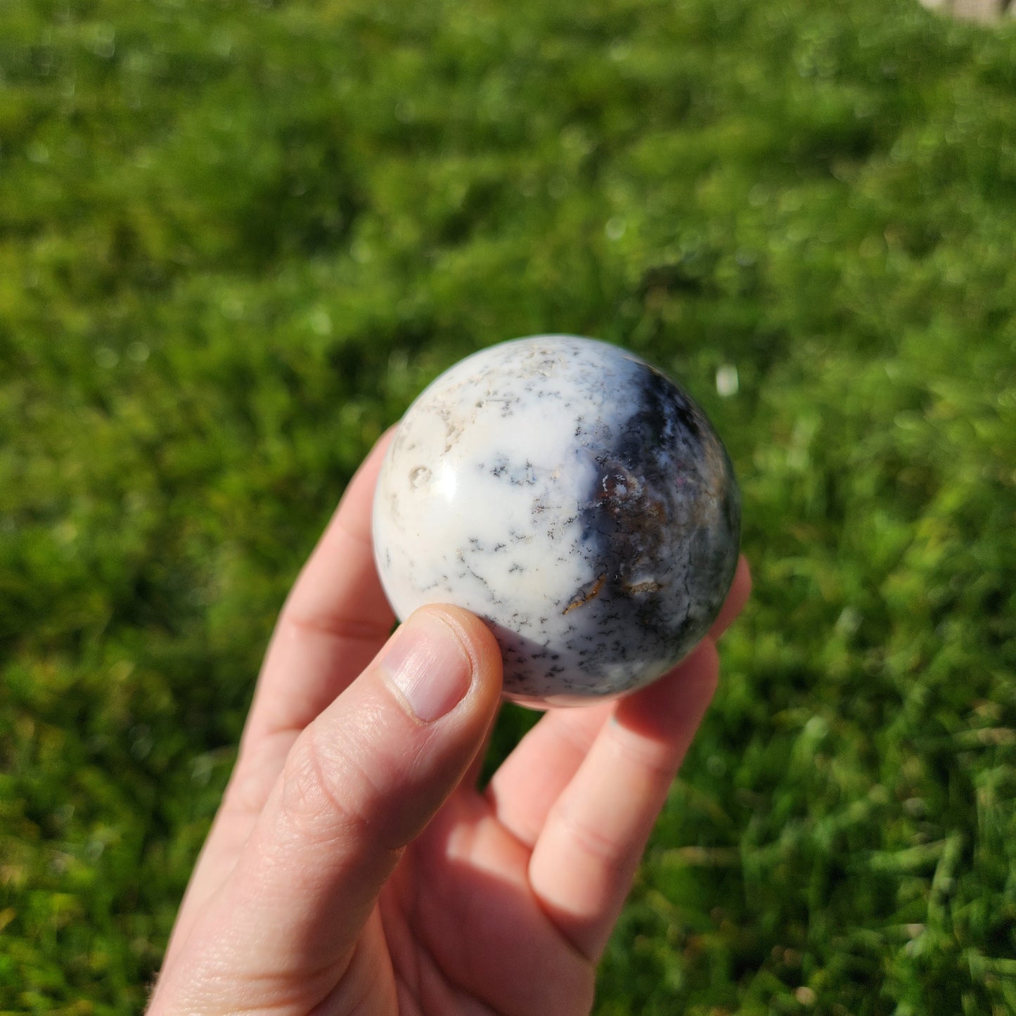 Sphère en Agate dendritique - n°1