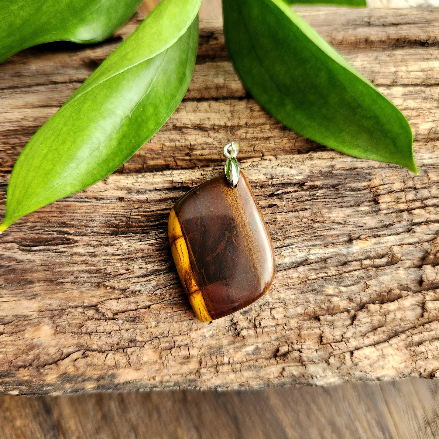 Pendentif en Œil de tigre - n°3