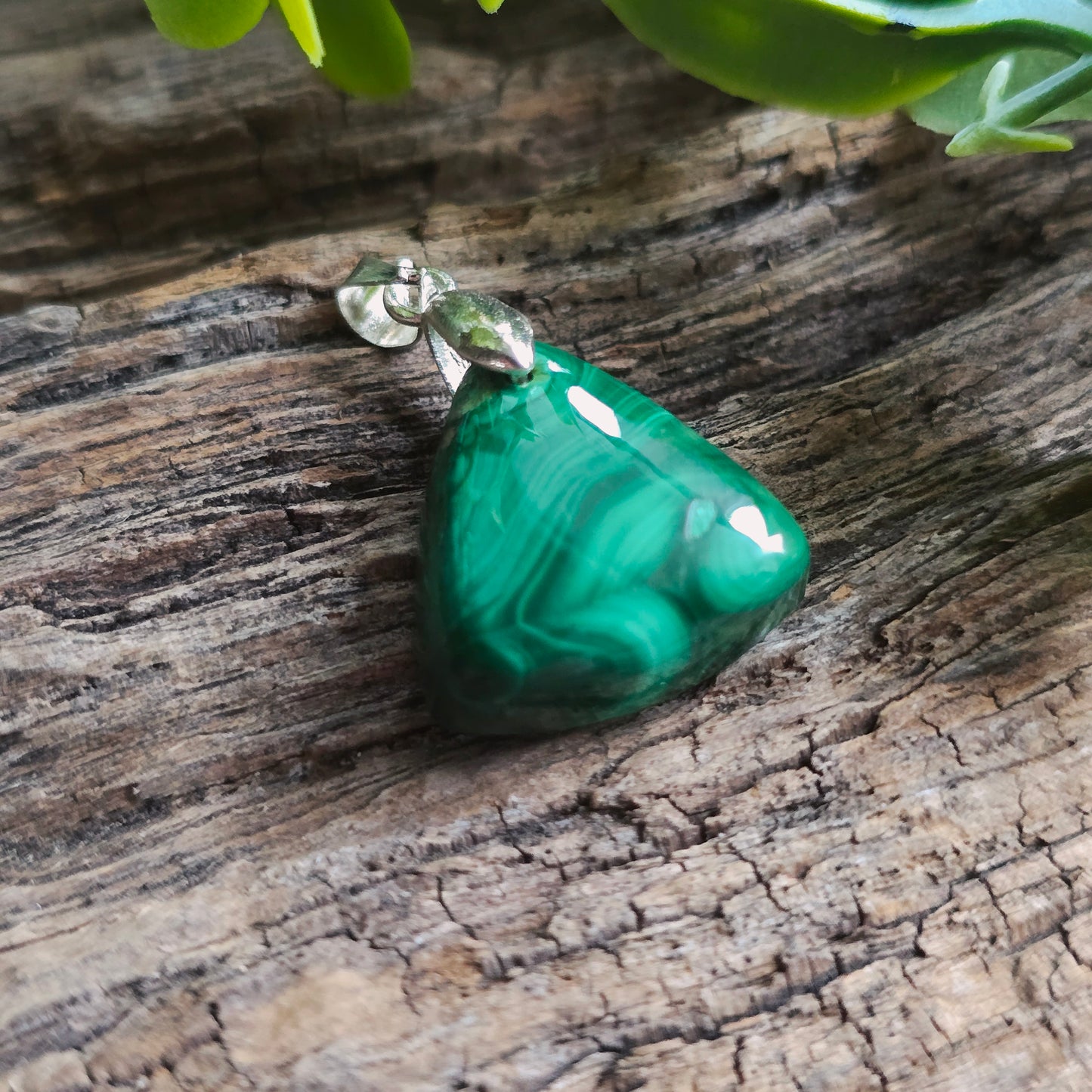 Pendentif en Malachite - n°14