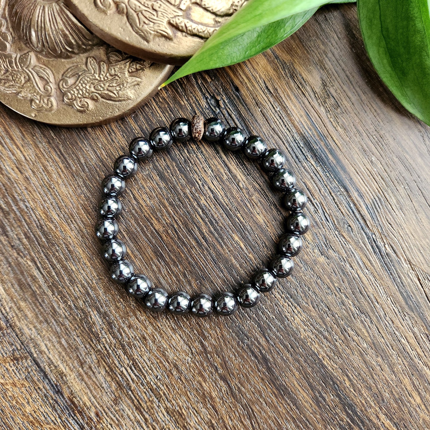 Bracelet en Hématite - 8mm