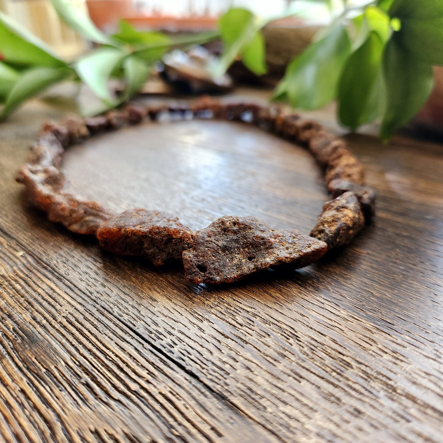 Collier en Ambre brut - n°3