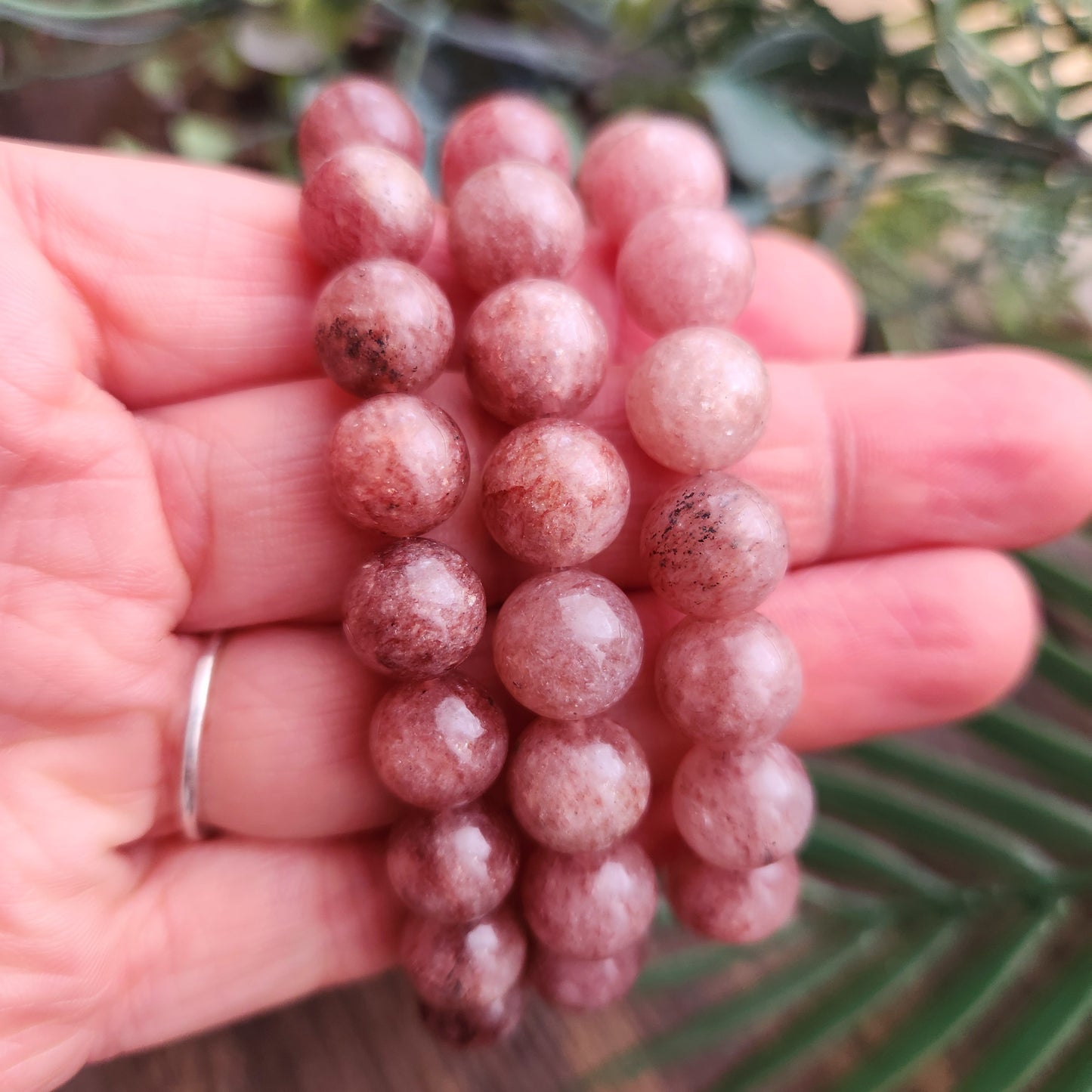 Bracelet en Quartz fraise - 10mm