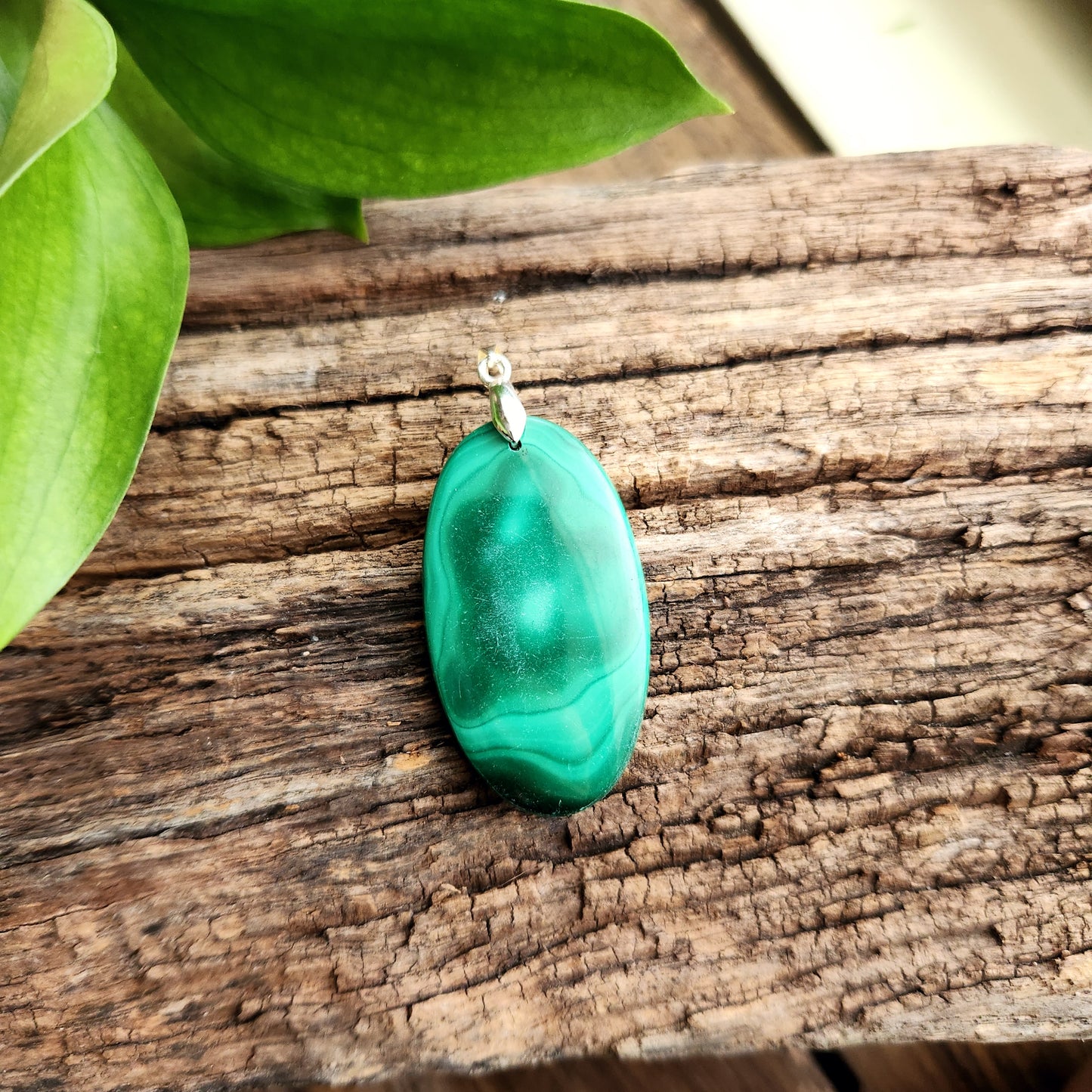 Pendentif en Malachite - n°1