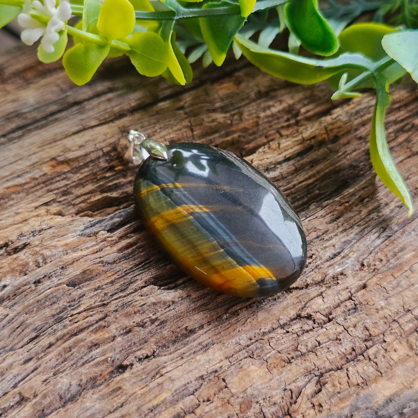 Pendentif en Œil de tigre - n°4