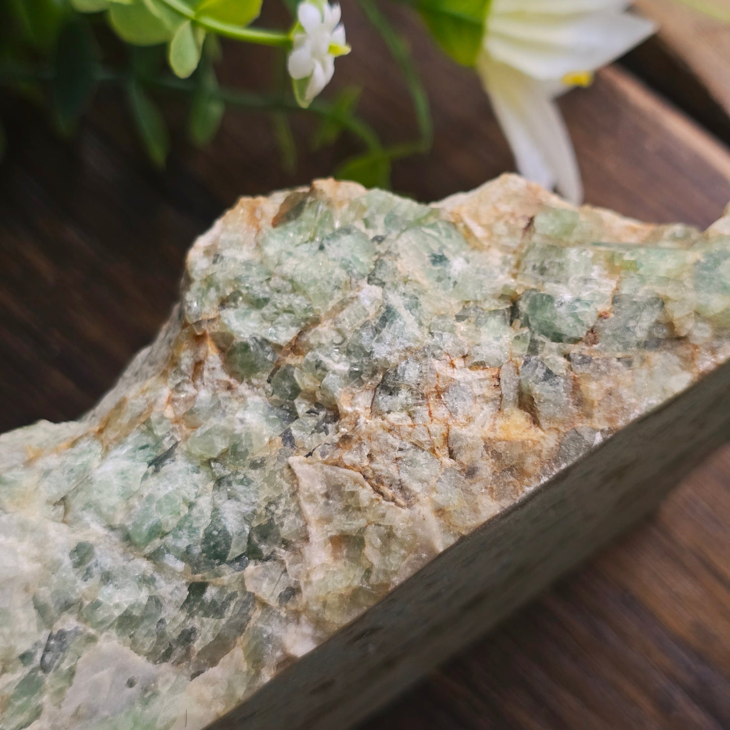 Fluorite verte brute