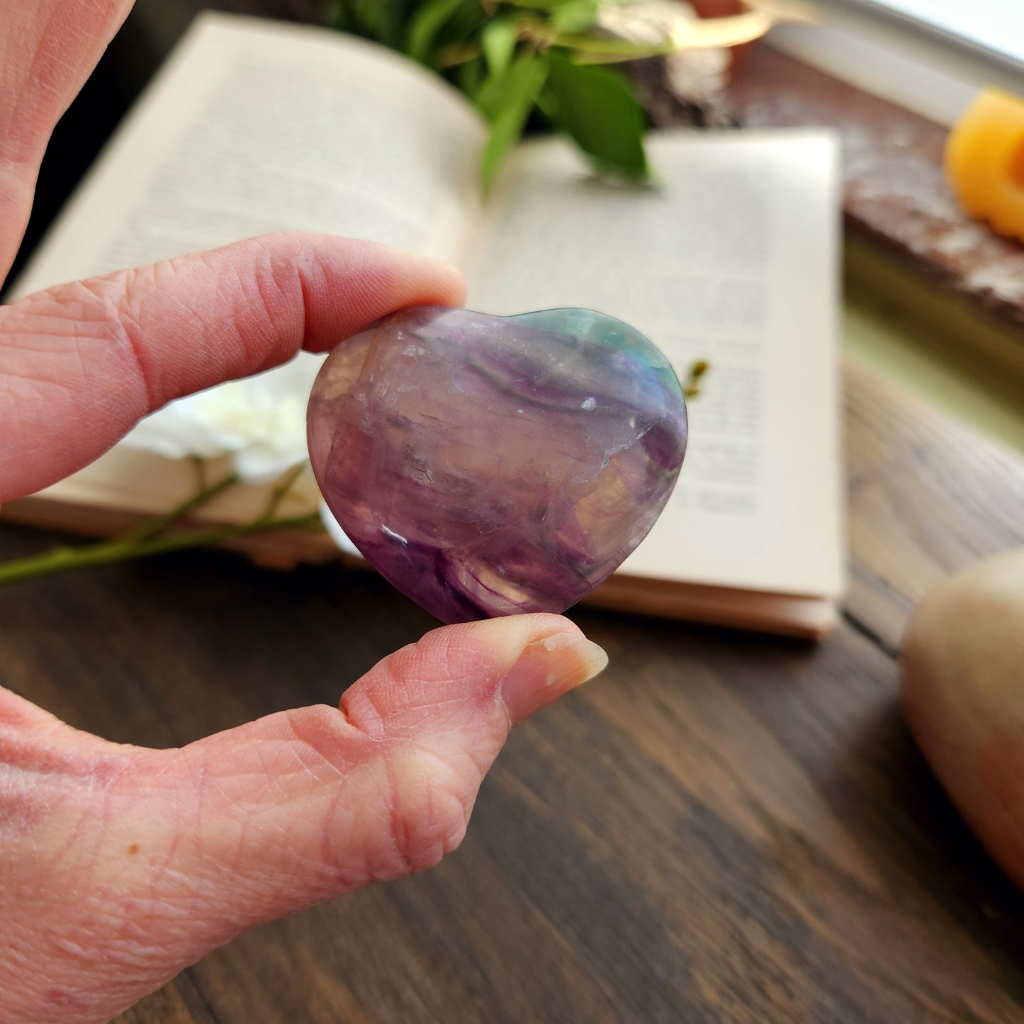 Cœur en Fluorite - n°1