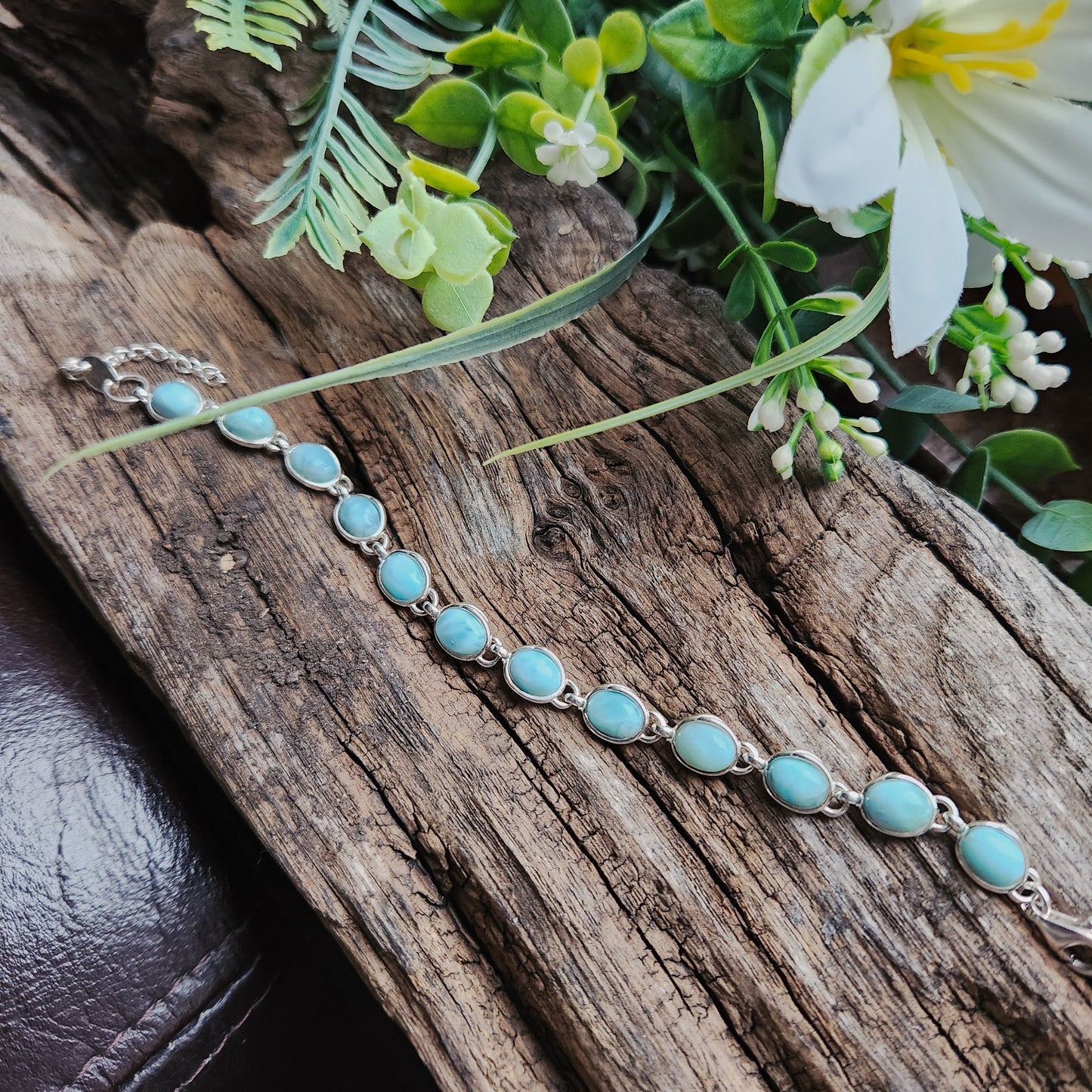 Bracelet en Larimar - Argent 925