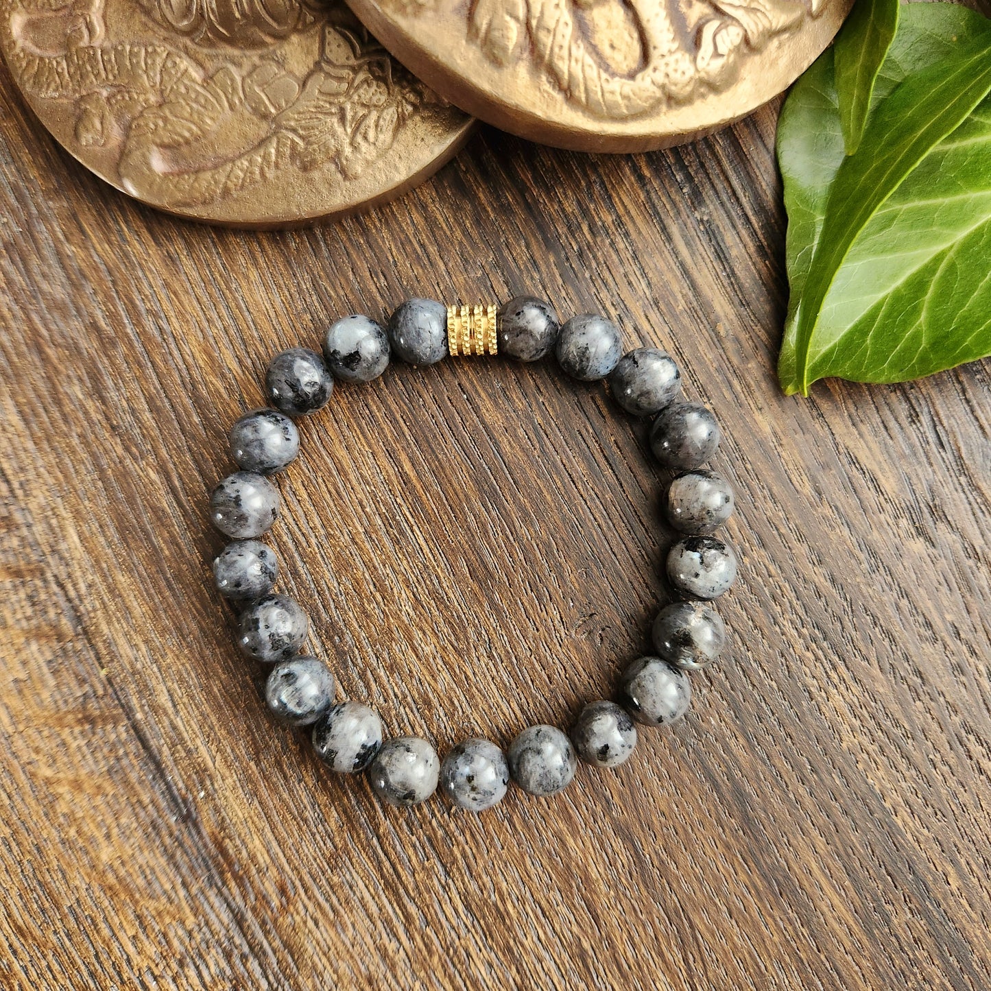 Bracelet en Larvikite - 8mm