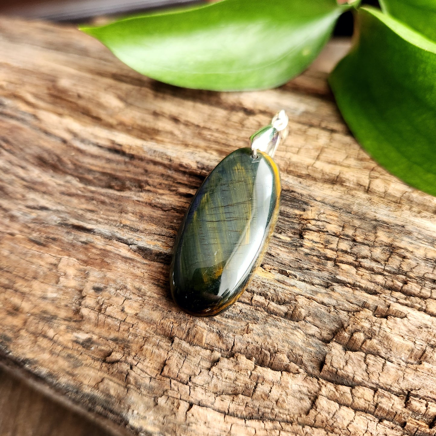 Pendentif en Œil de tigre - n°1
