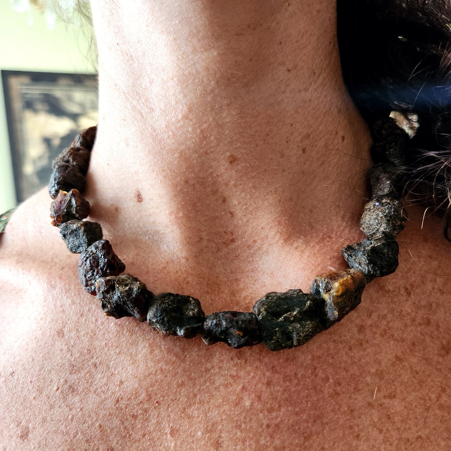 Collier en Ambre brut - n°2