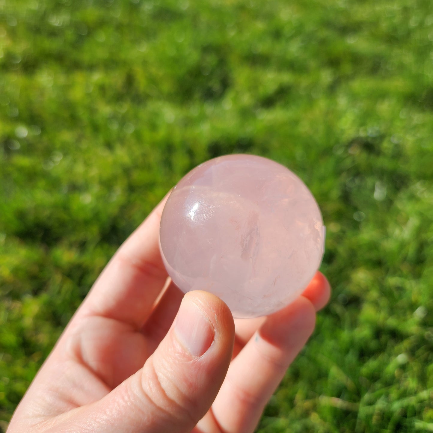 Sphère en Quartz Rose étoilé - n°3