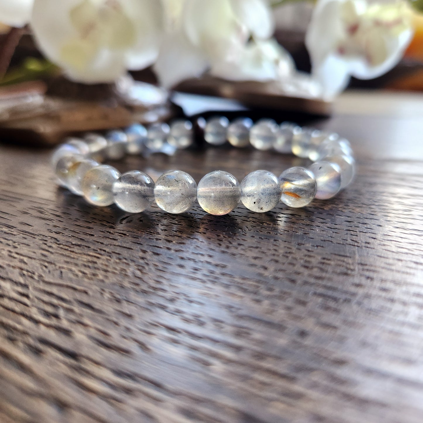 Bracelet en Labradorite - 8mm