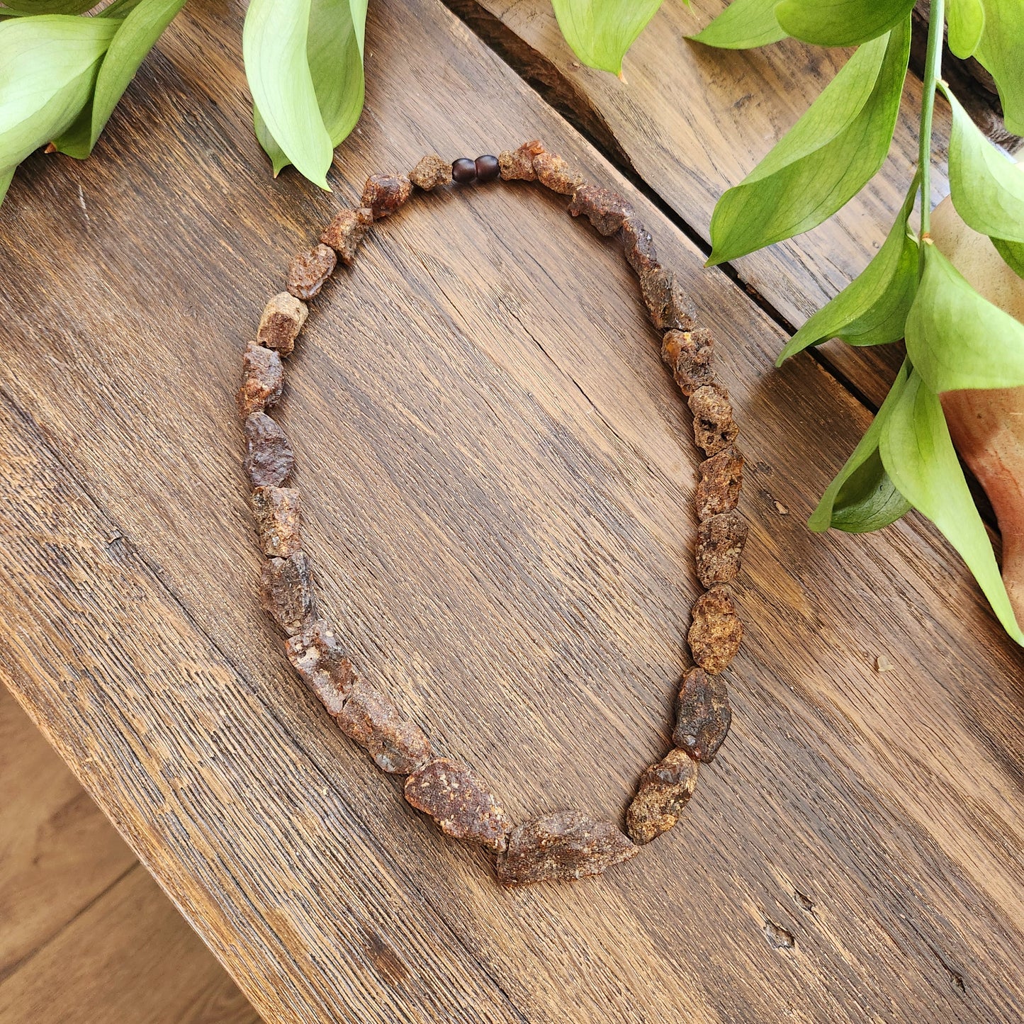 Collier en Ambre brut - n°3
